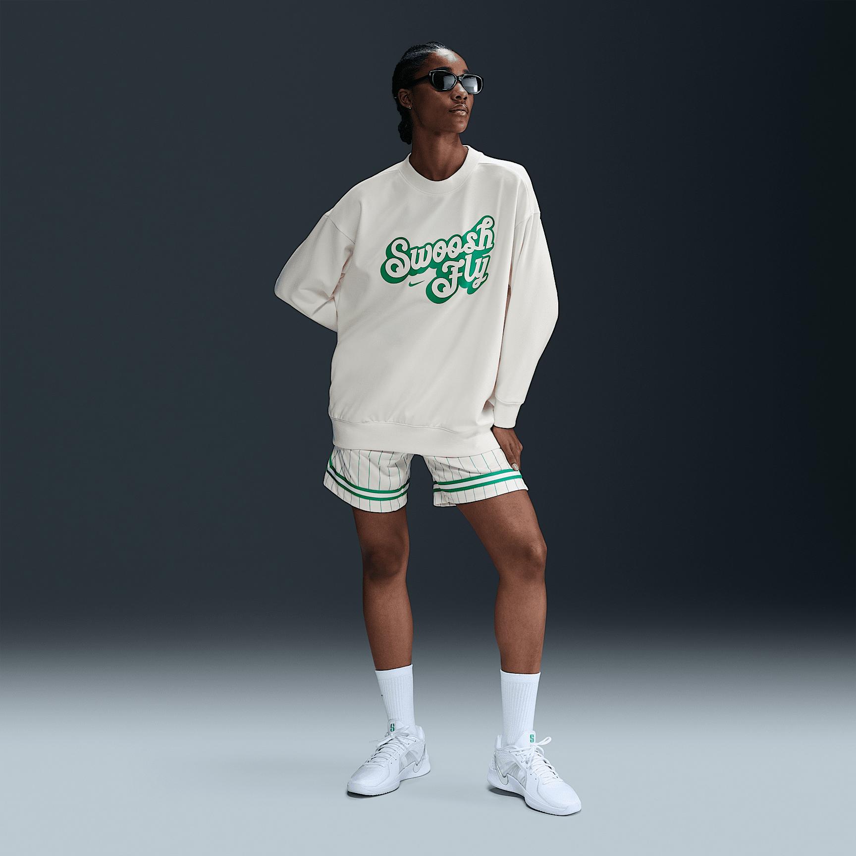 Nike Swoosh Fly Women's Dri-FIT Oversized French Terry Basketball Sweatshirt Product Image