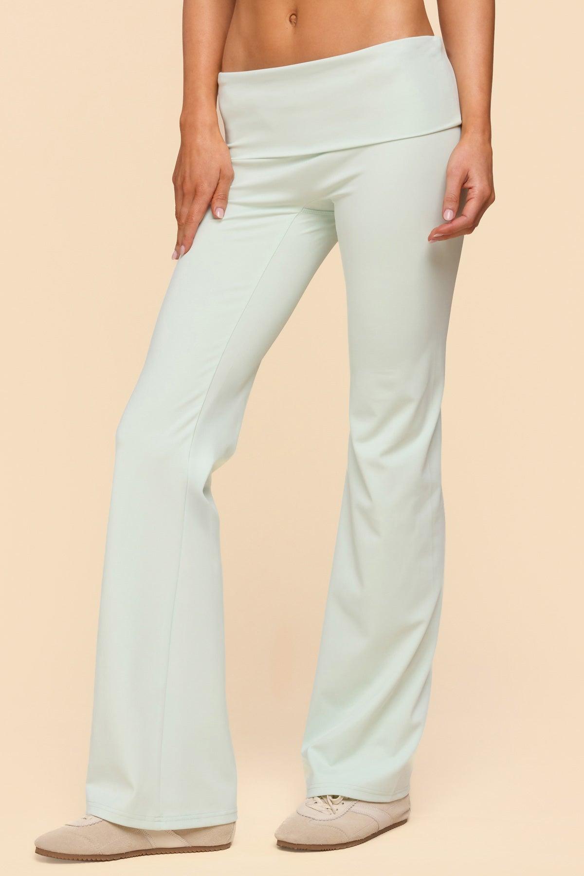Oriane Foldover Flared Leggings Product Image