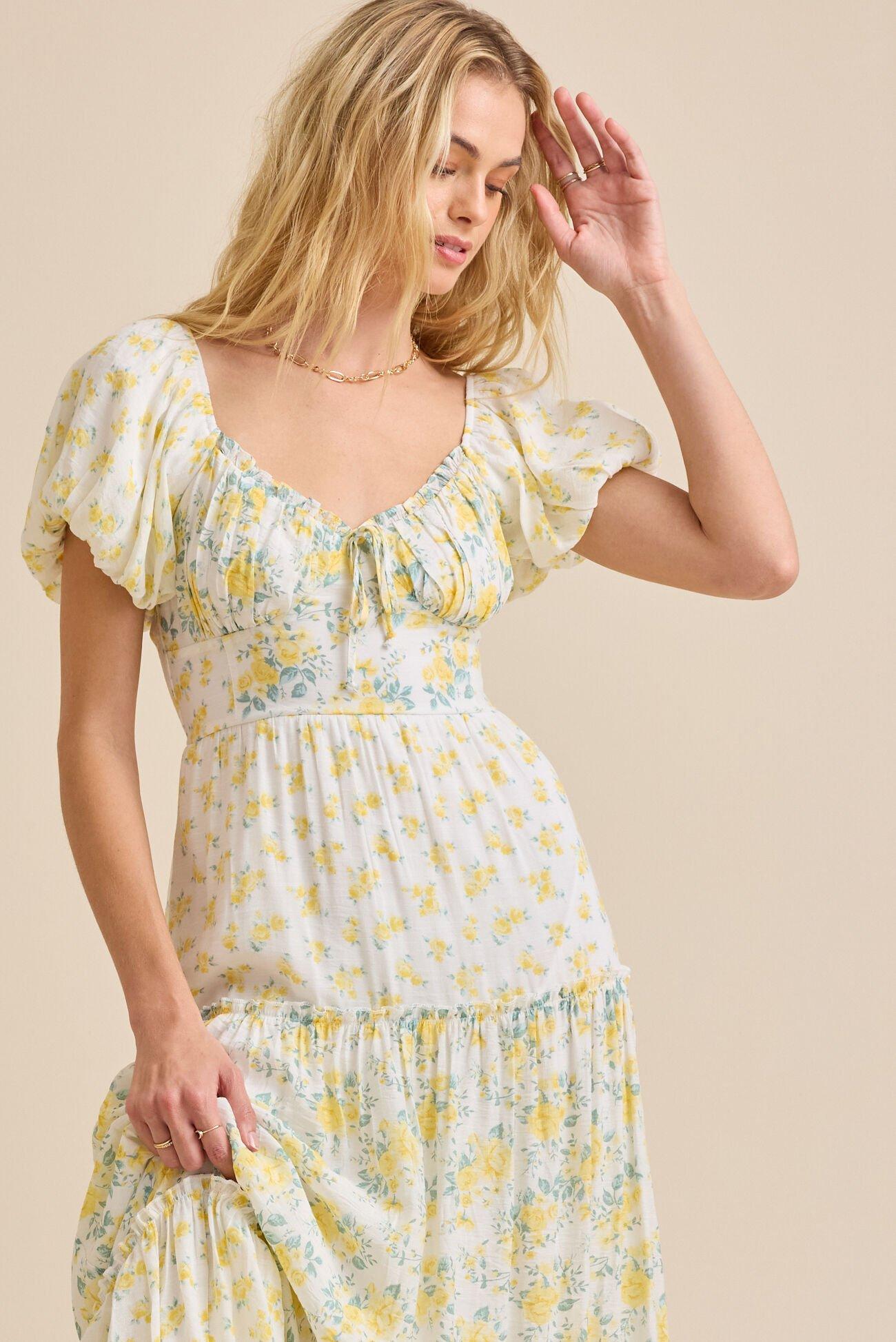 Delilah Floral Maxi Dress Product Image