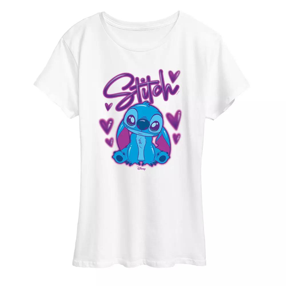 Disney's Lilo & Stitch Women's Airbrush Graphic Tee,  Product Image