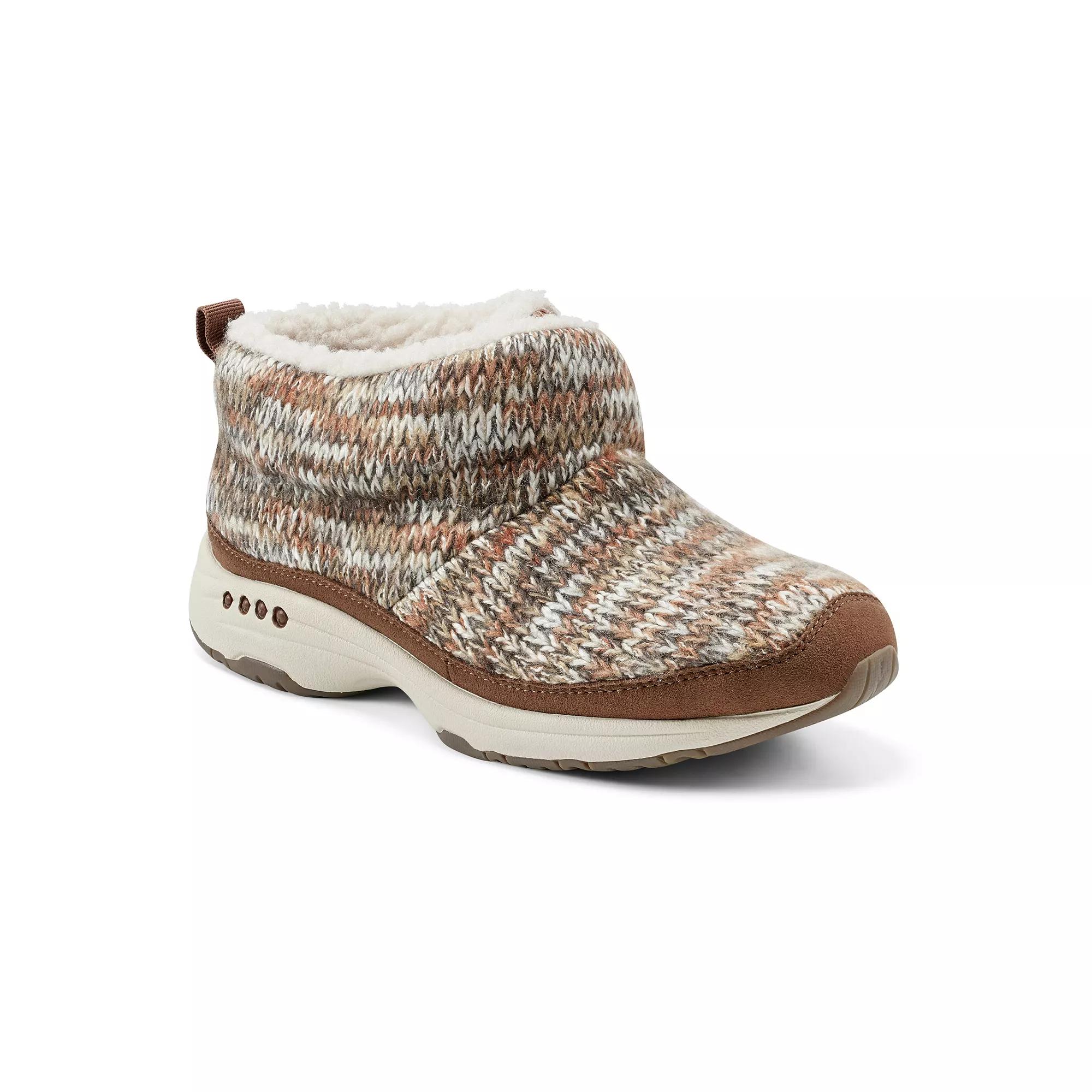 Easy Spirit Trippin Women's Slipper Boots, Size: 7.5 Wide, Brown Knit Team Product Image