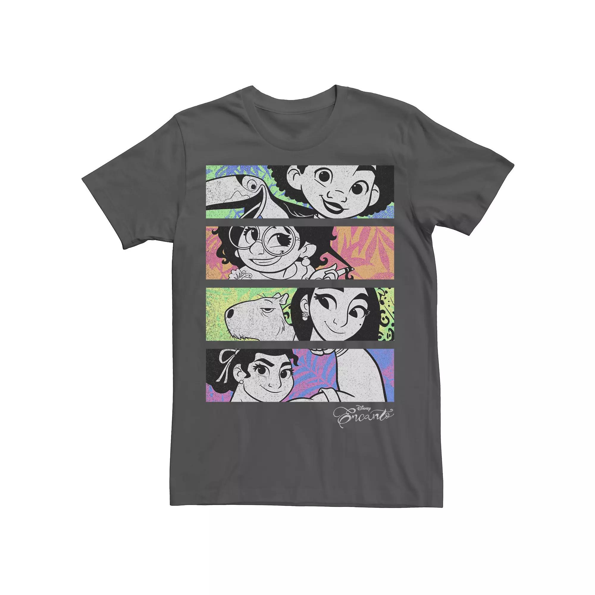 Disney's Encanto Men's Character Colorful Portrait Pane Tee,  Product Image