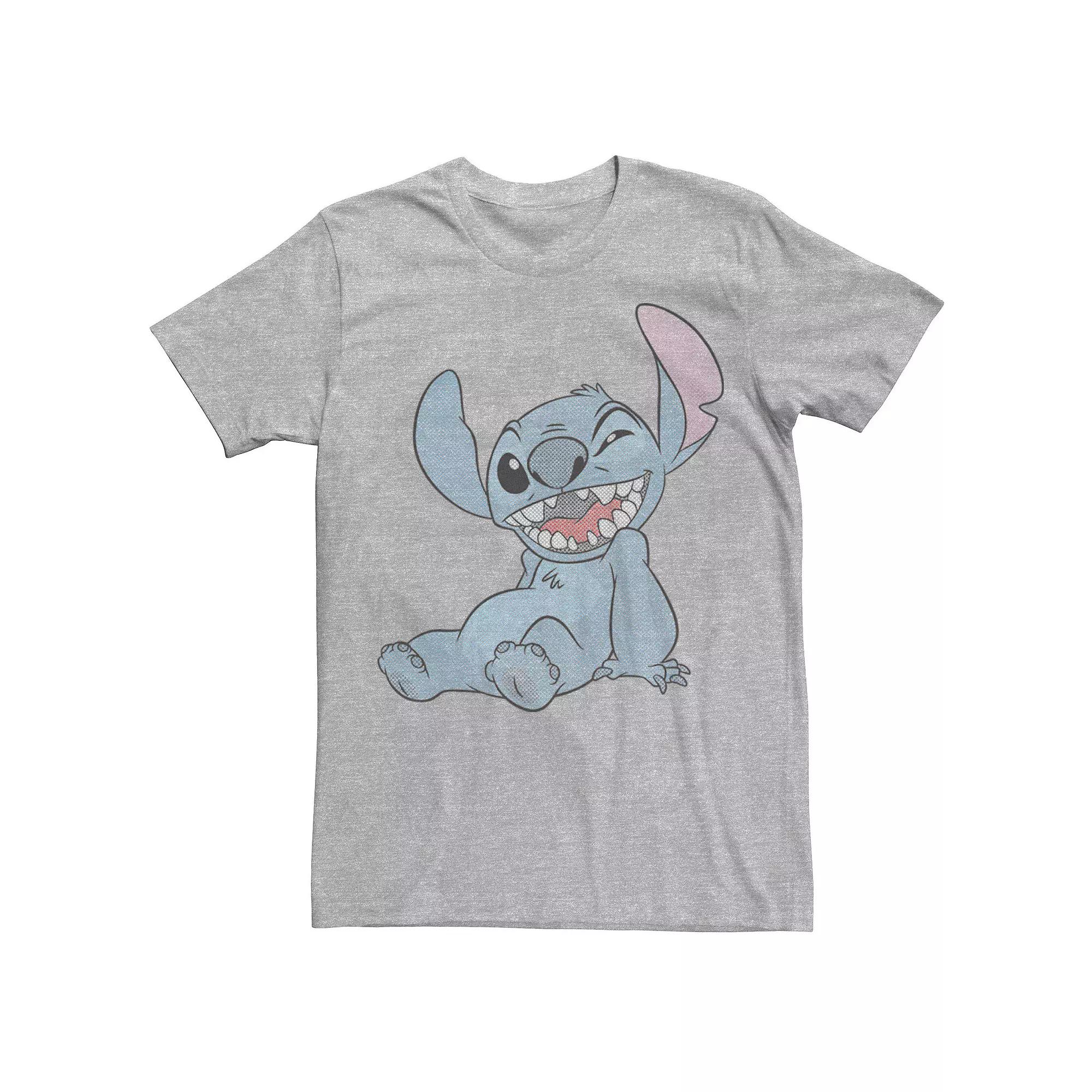 Disney's Lilo & Stitch Men's Pop Art Comic Stitch Tee,  Product Image