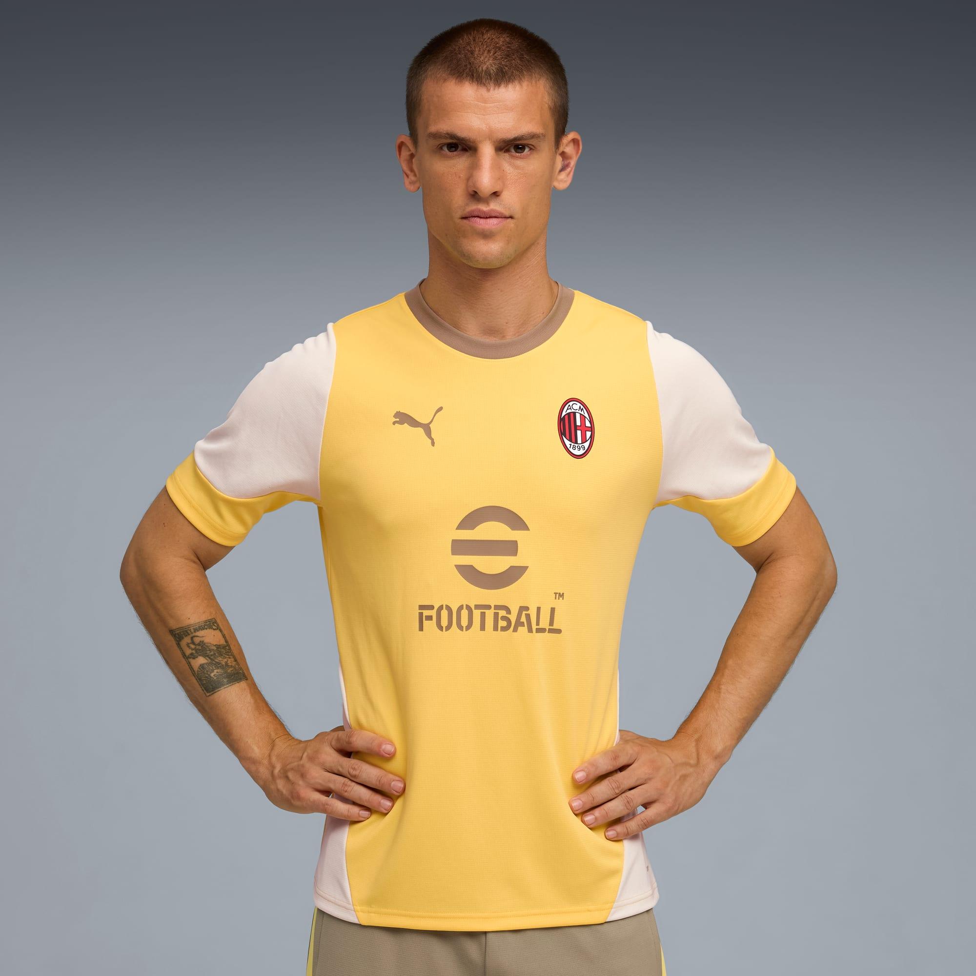 PUMA AC Milan Men's Long Sleeve Soccer Training Soccer Jersey Product Image