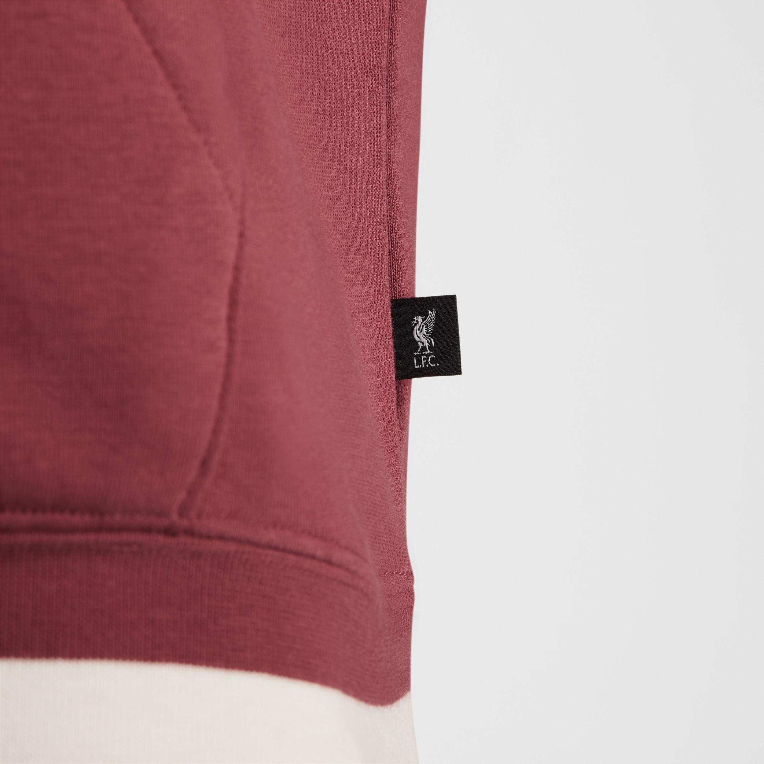 Liverpool FC Club Fleece Nike Women's Soccer Pullover Hoodie Product Image