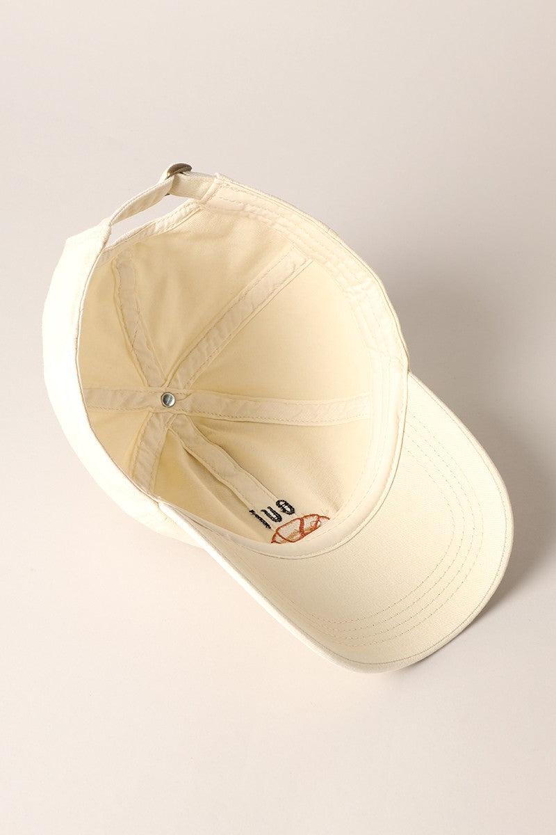 Oui Croissant Baseball Cap Product Image