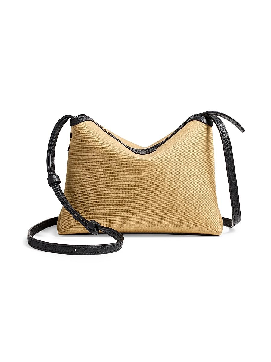Womens Medium Lina Canvas & Leather Crossbody Bag Product Image