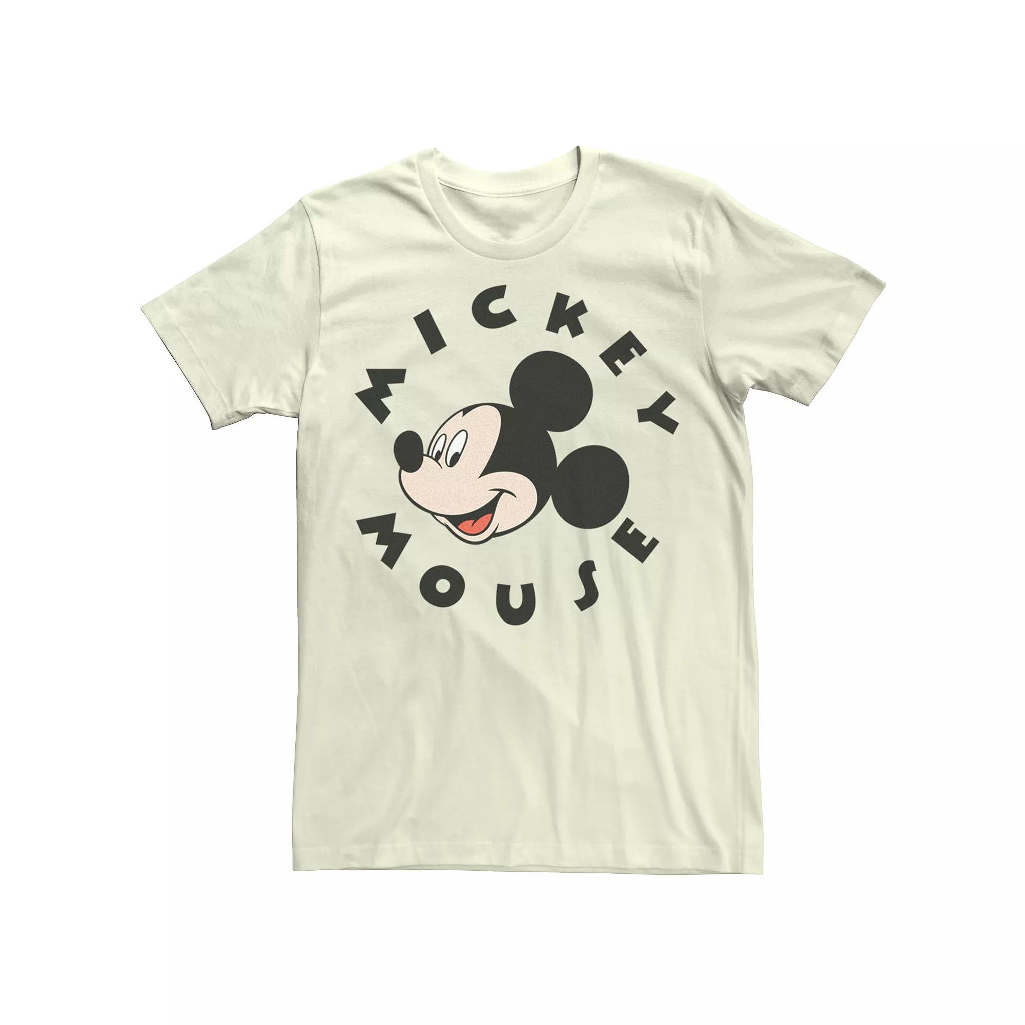 Disney's Mickey Mouse Only Face Men's Tee,  Product Image