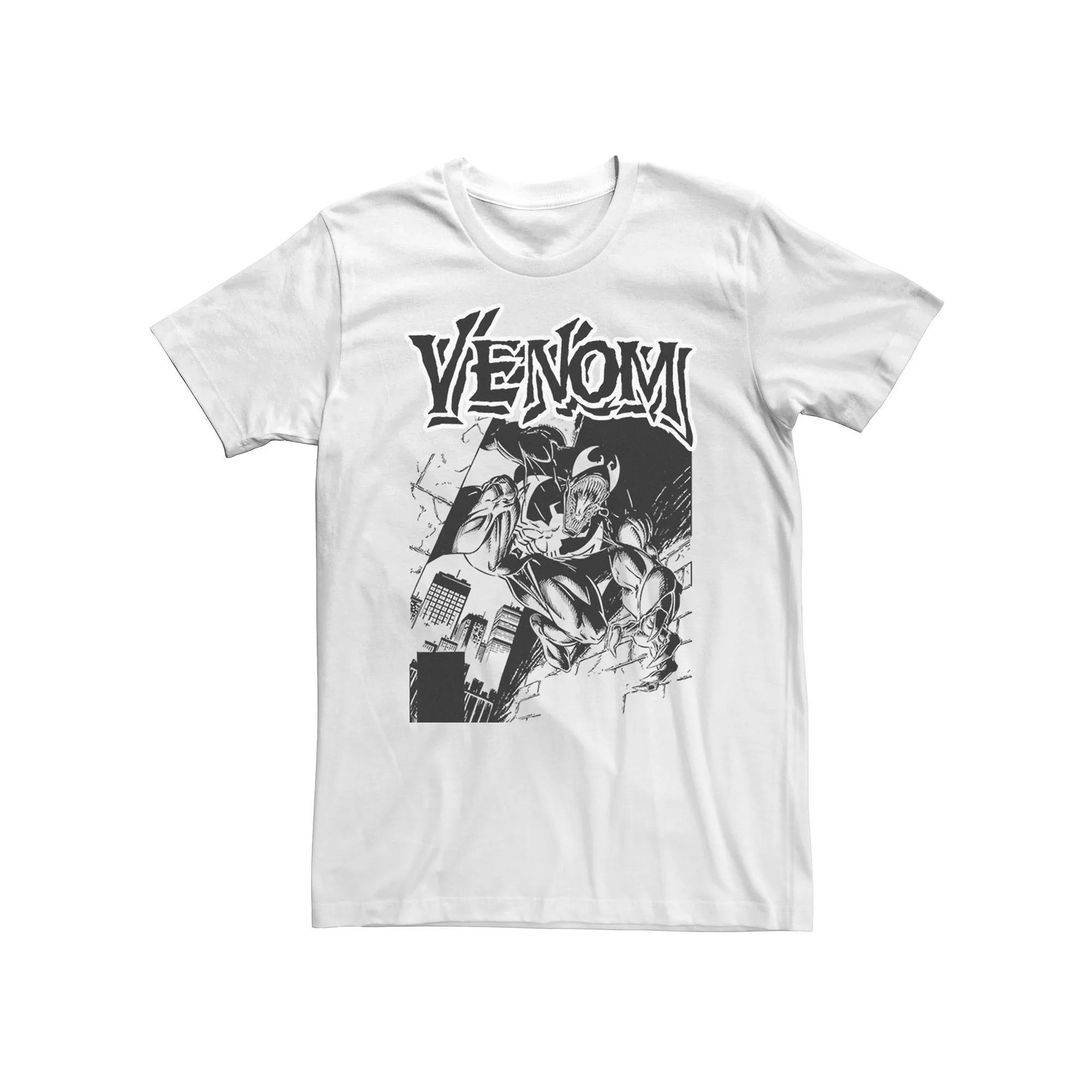 Big & Tall Marvel Venom Street Cover Comic Illustration Tee, Men's,  Product Image