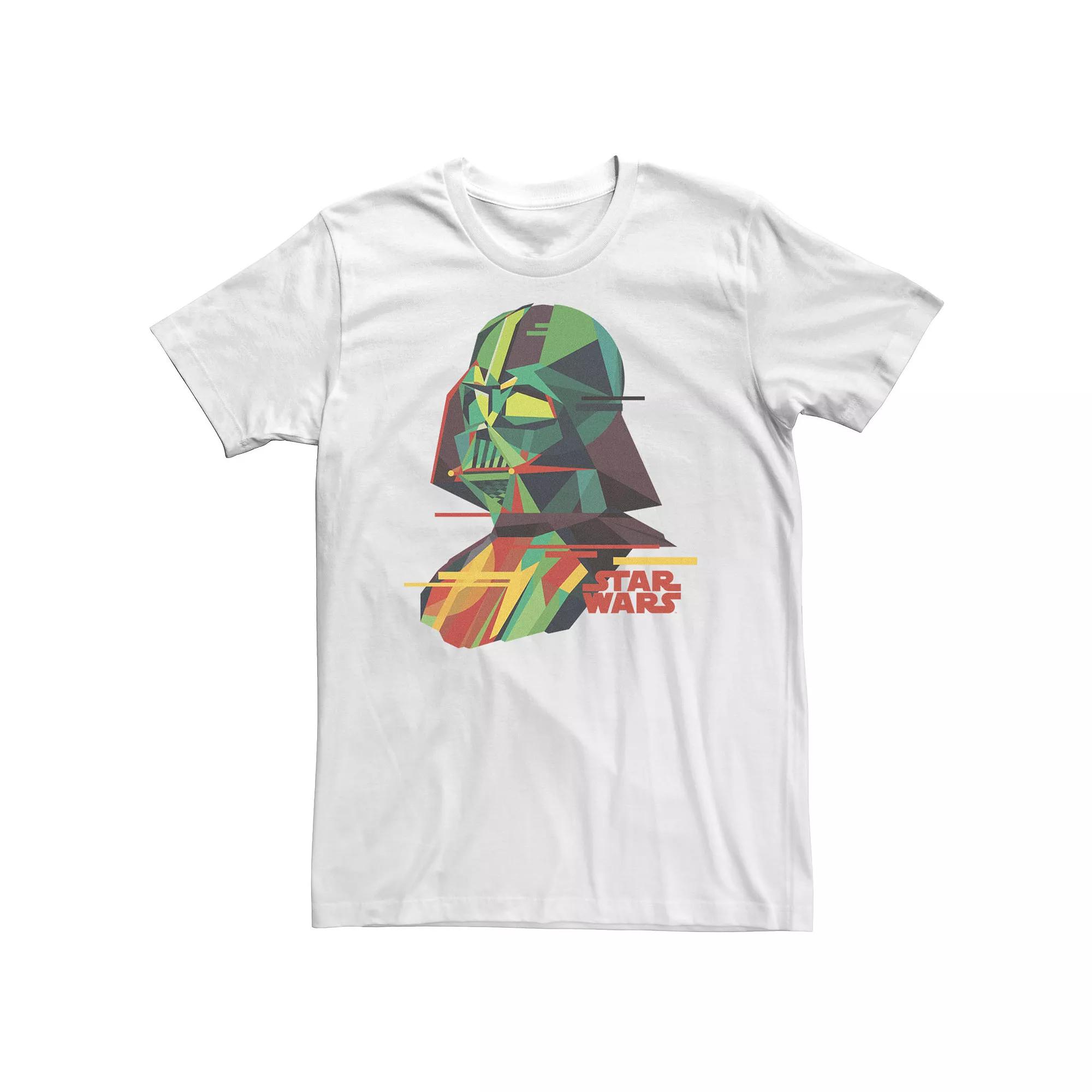 Big & Tall Star Wars Geometric Darth Vader Portrait Tee, Men's,  Product Image