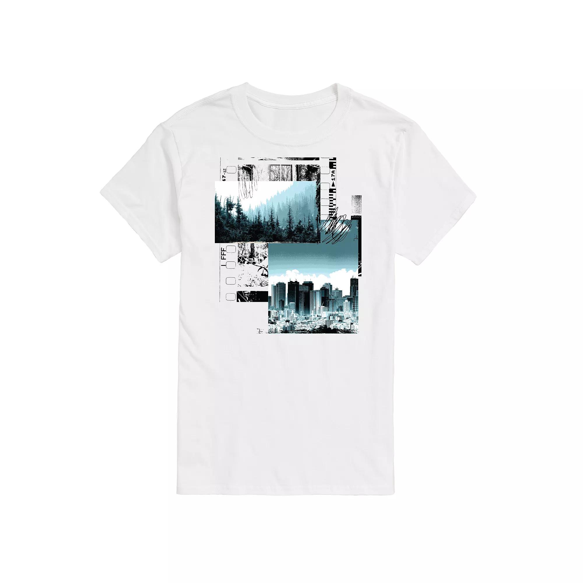 Big & Tall Grungescape Tee, Men's,  Product Image