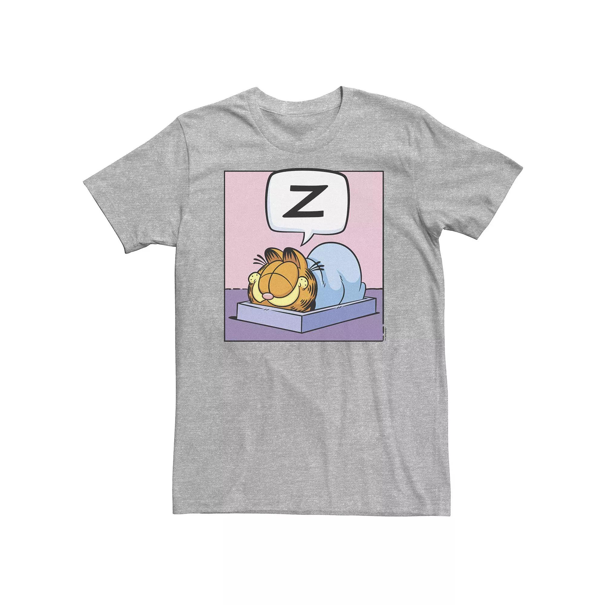 Big & Tall Garfield Sleep Time Poster Tee, Men's,  Product Image