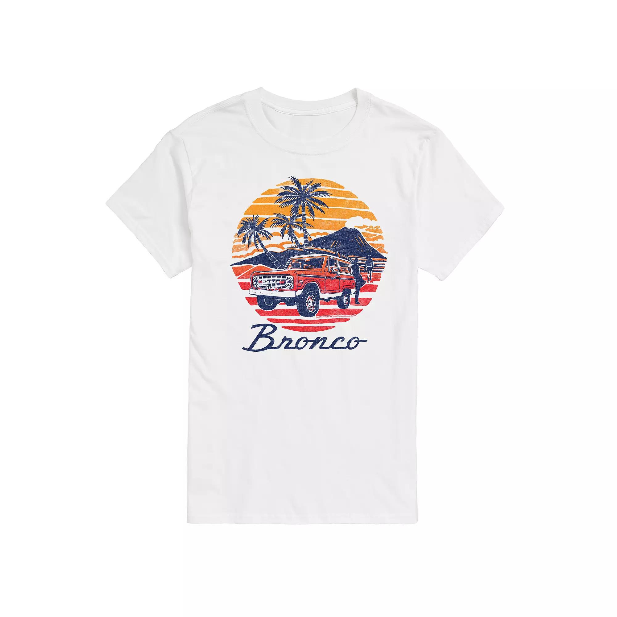Big & Tall Ford Bronco Sunset Vintage Graphic Tee, Men's,  Product Image