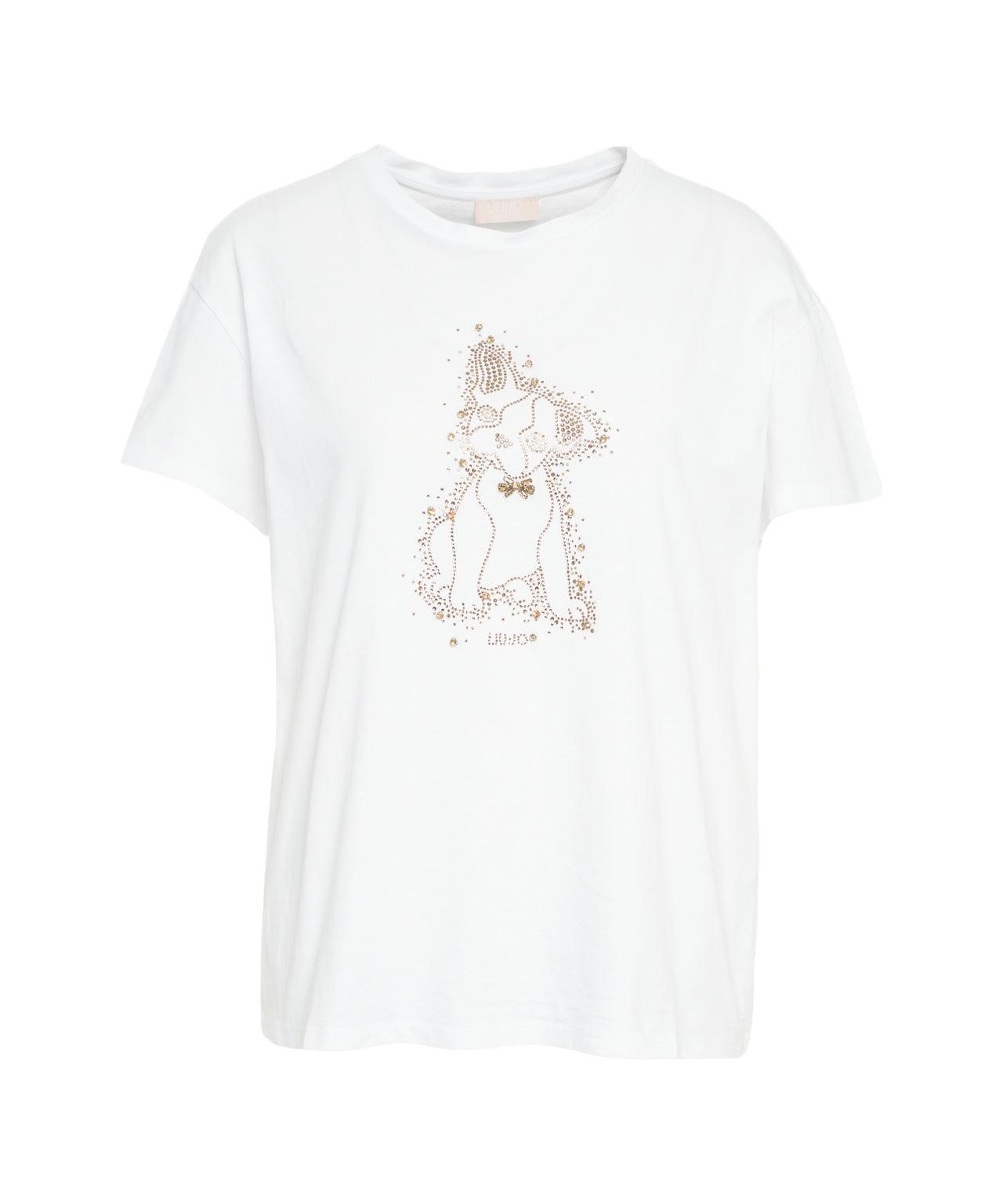 T-shirt with rhinestone application Product Image