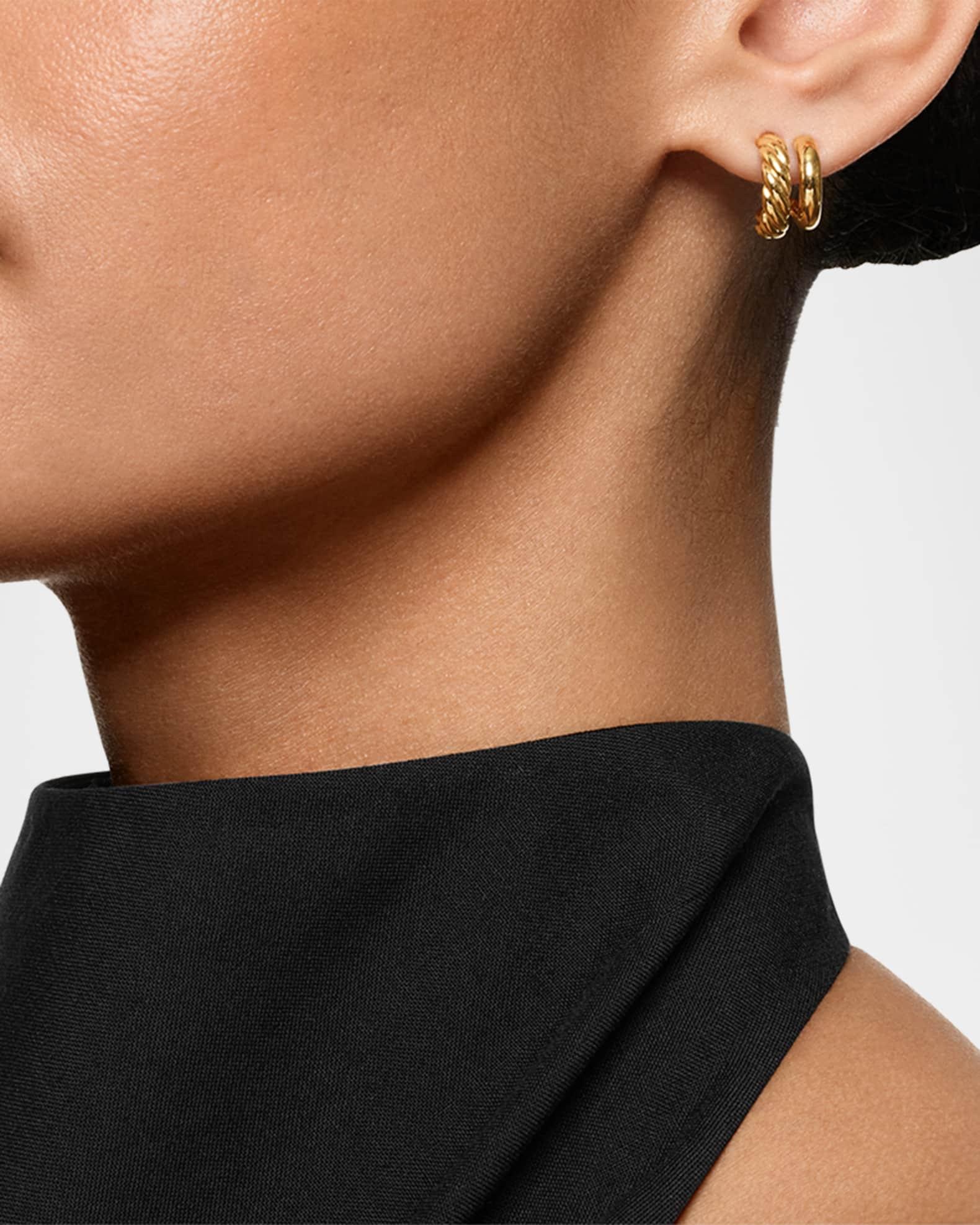 DY Mercer 2-Row Bracelet in Silver with 18K Gold Product Image