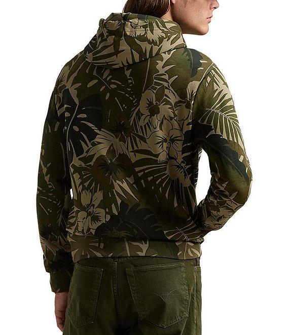 Polo Ralph Lauren Palm-Camo Double-Knit Hoodie Product Image