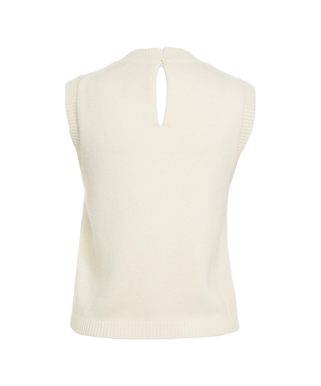 Knit top with rhinestone application Product Image