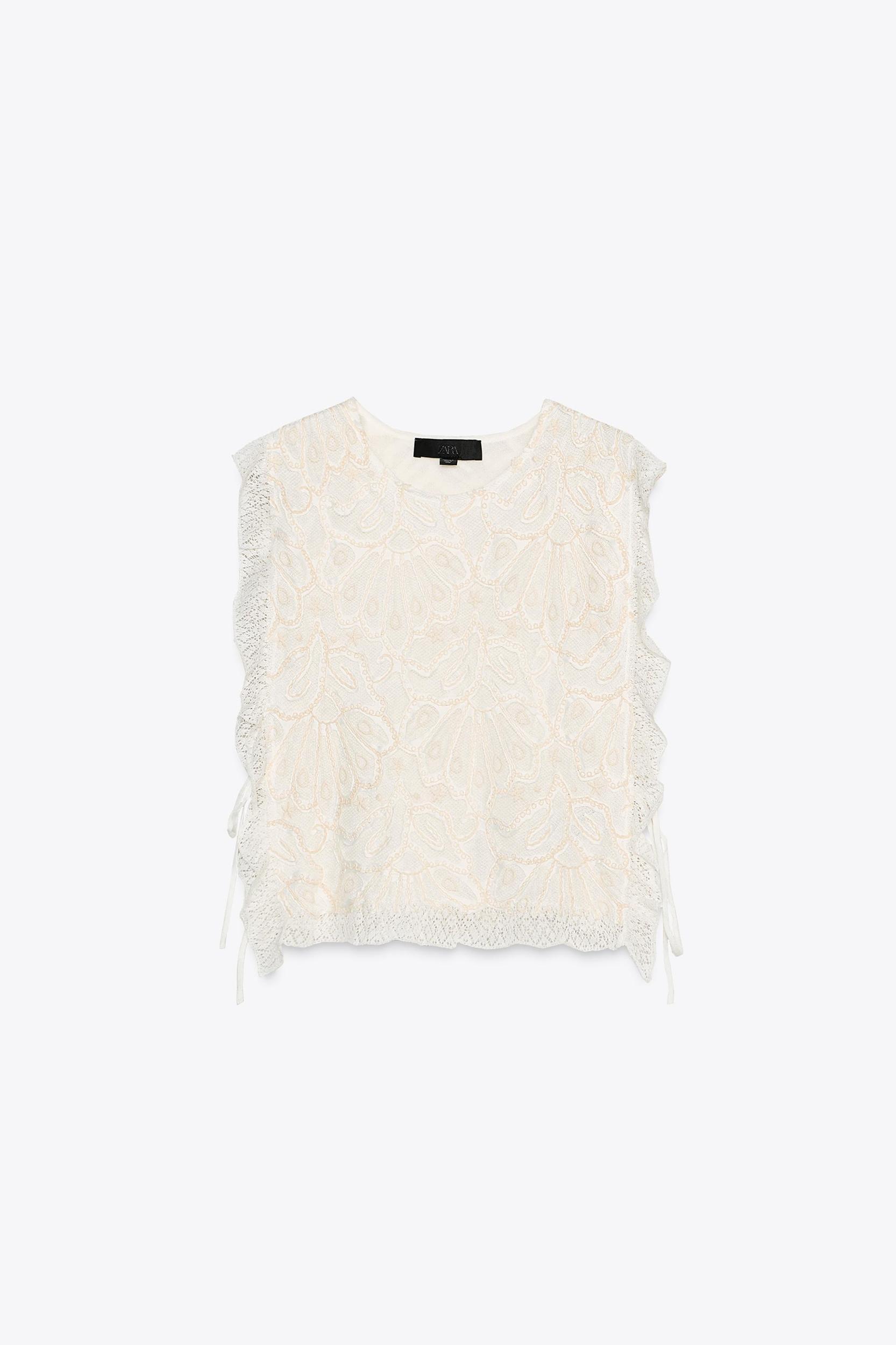 SIDE TIE KNIT TOP Product Image