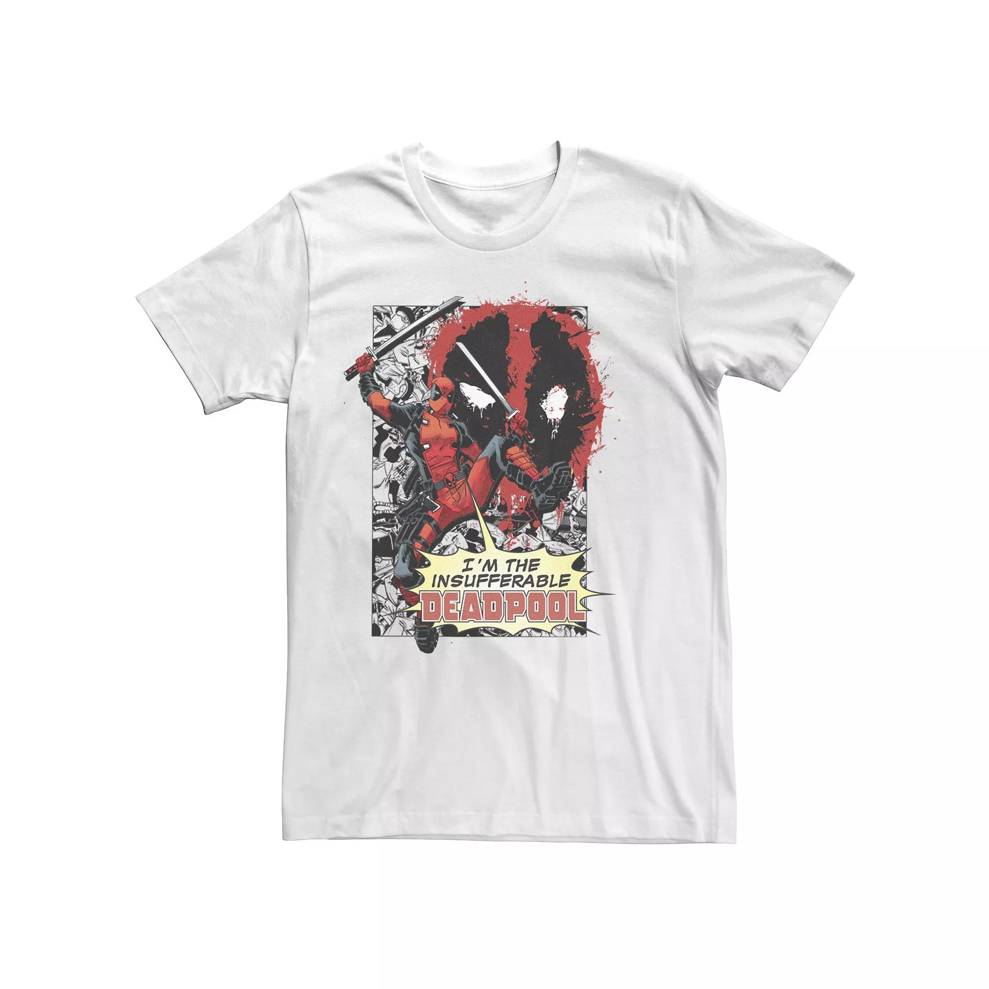 Men's Marvel Deadpool "Insufferable" Comic Tee,  Product Image