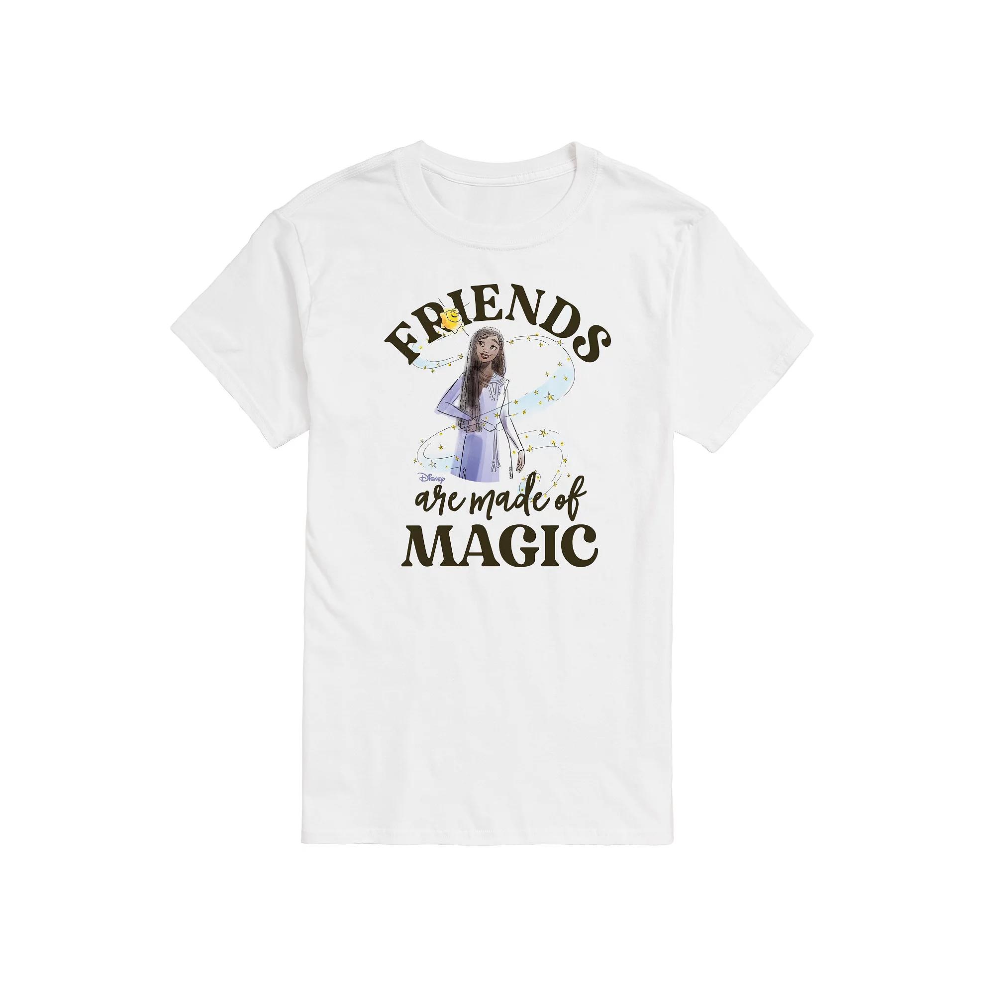 Disney's Wish Men's Friends Are Made Of Magic Graphic Tee,  Product Image