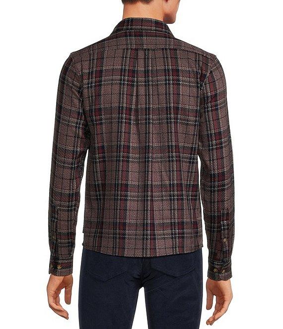 Rowm Long Sleeve Jaspe Large Plaid Button Down Sport Shirt Product Image