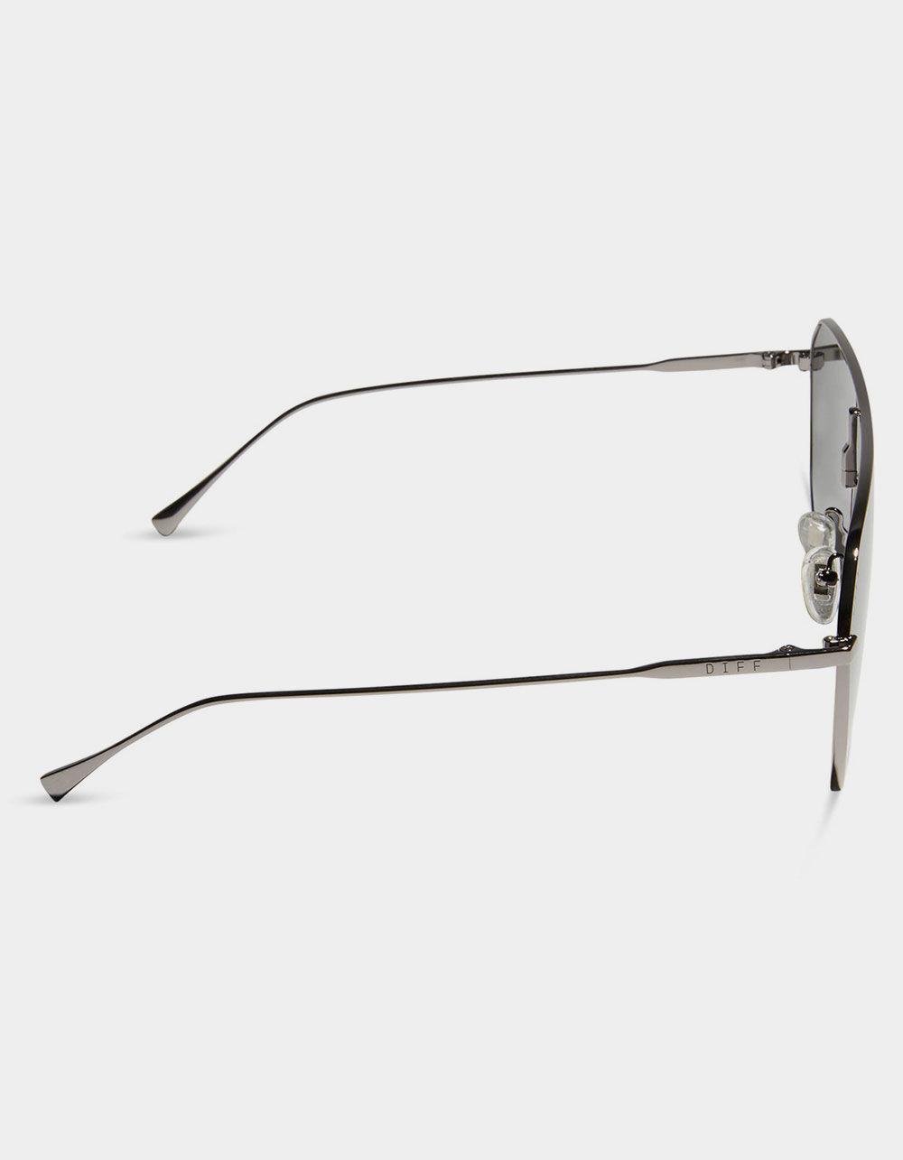 DIFF EYEWEAR Dash Shield Sunglasses - GUNMETAL Product Image
