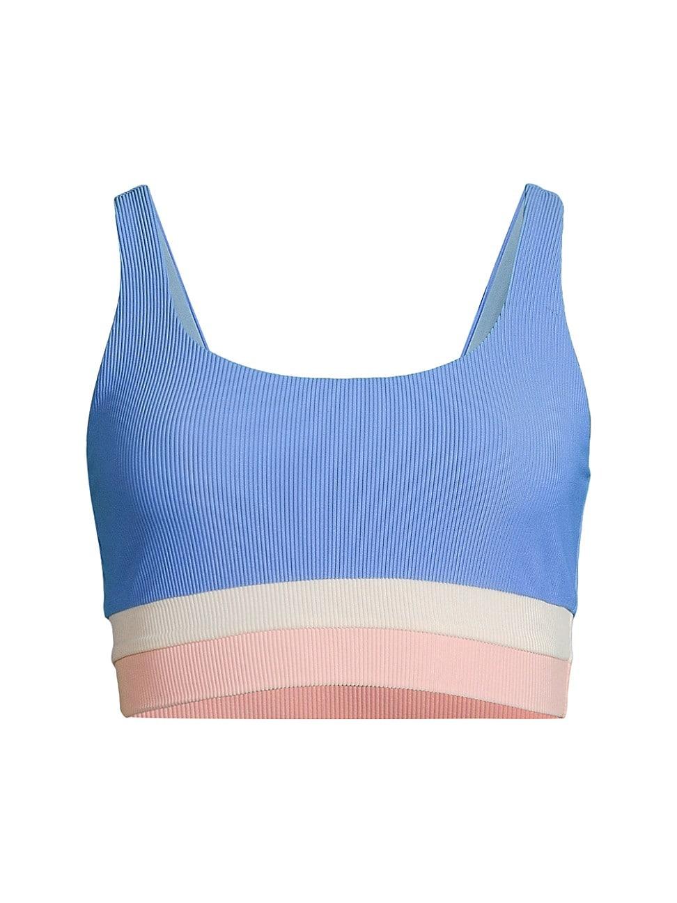 Womens Mackenzie Colorblocked Bikini Top Product Image