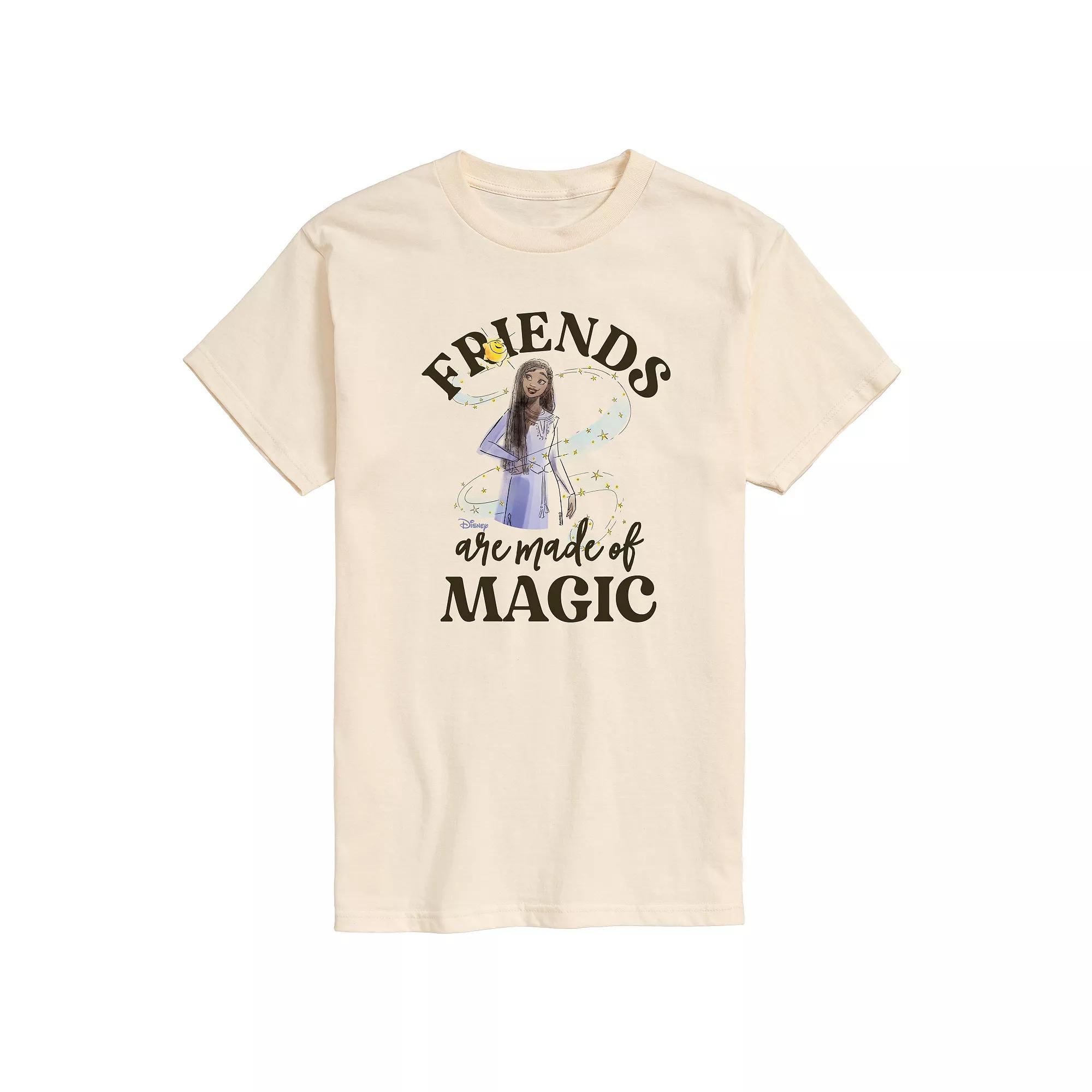 Disney's Wish Men's Friends Are Made Of Magic Graphic Tee,  Product Image