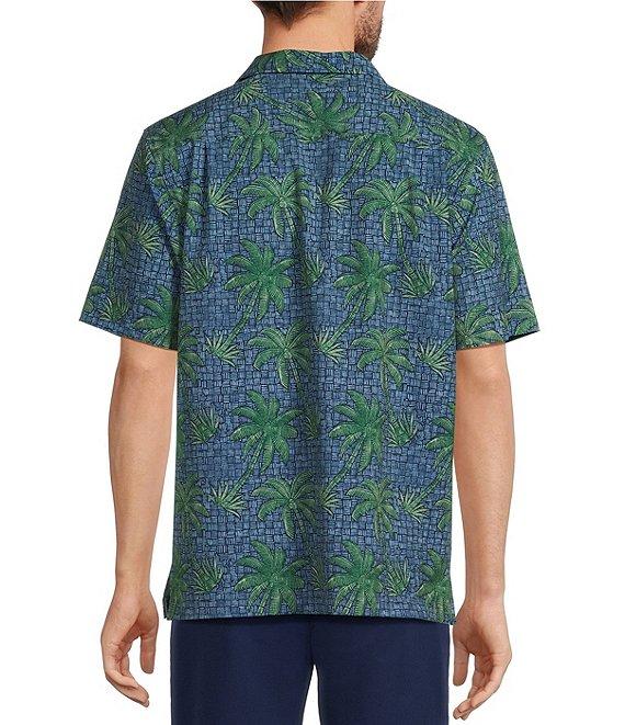 Tommy Bahama IslandZone Bahama Coast Palma Rattan Short Sleeve Woven Camp Shirt Product Image