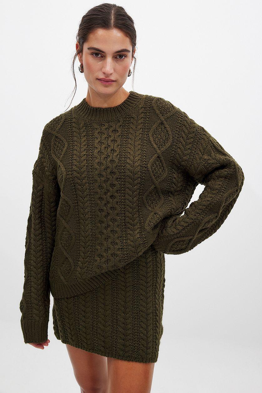 Cable Knitted Sweater Product Image