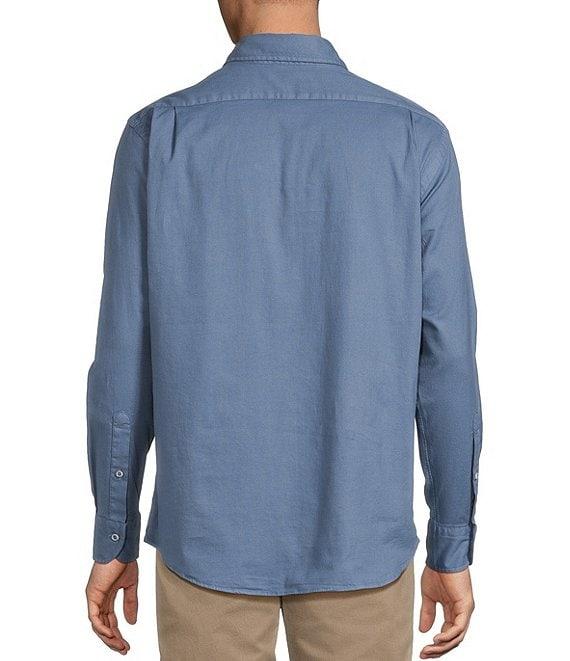 Cremieux Blue Label Garment Dyed Oxford Long Sleeve Woven Shirt Product Image