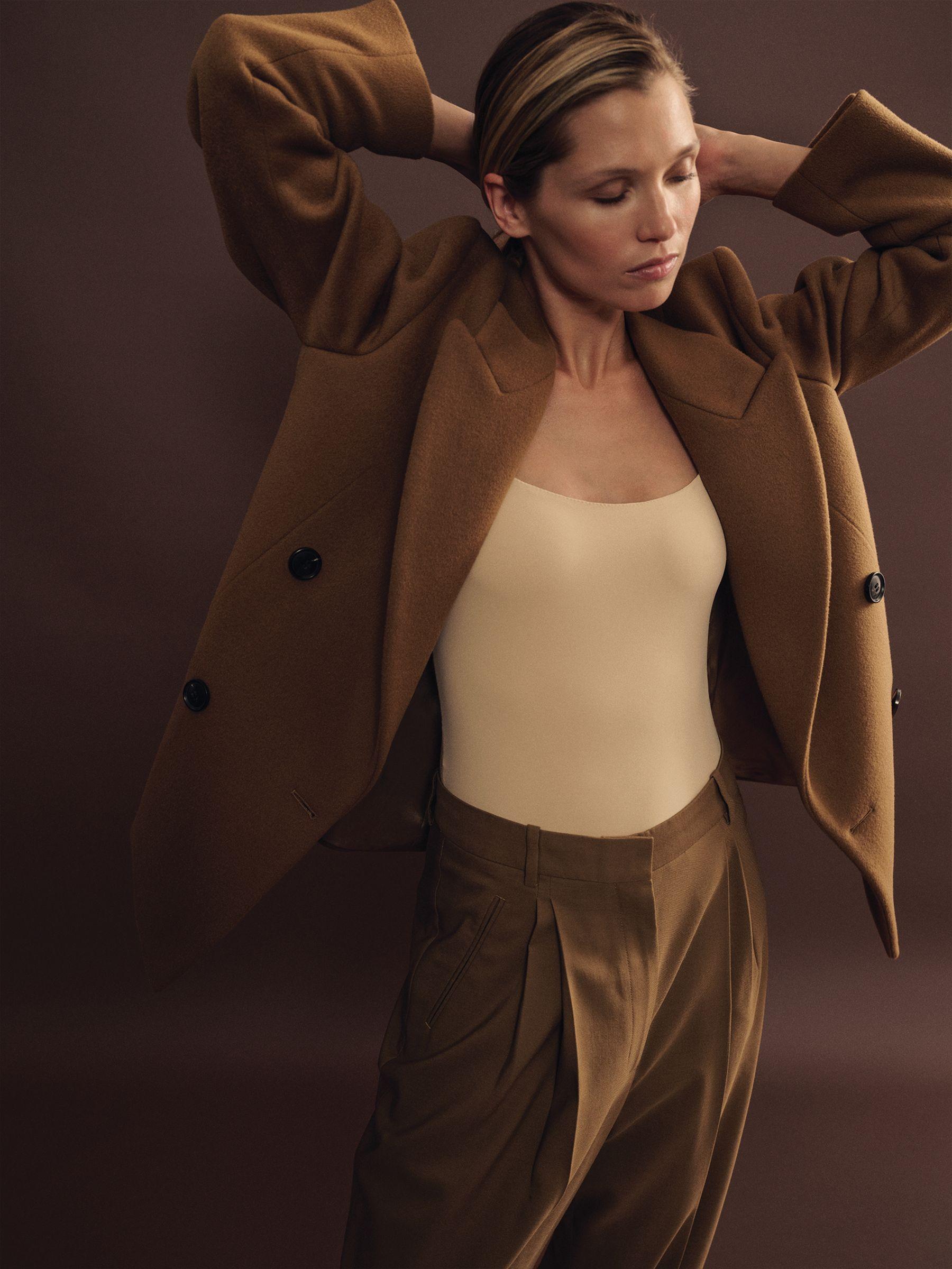 Atelier Virgin Wool and Camel-Blend Suit Jacket in Camel Product Image