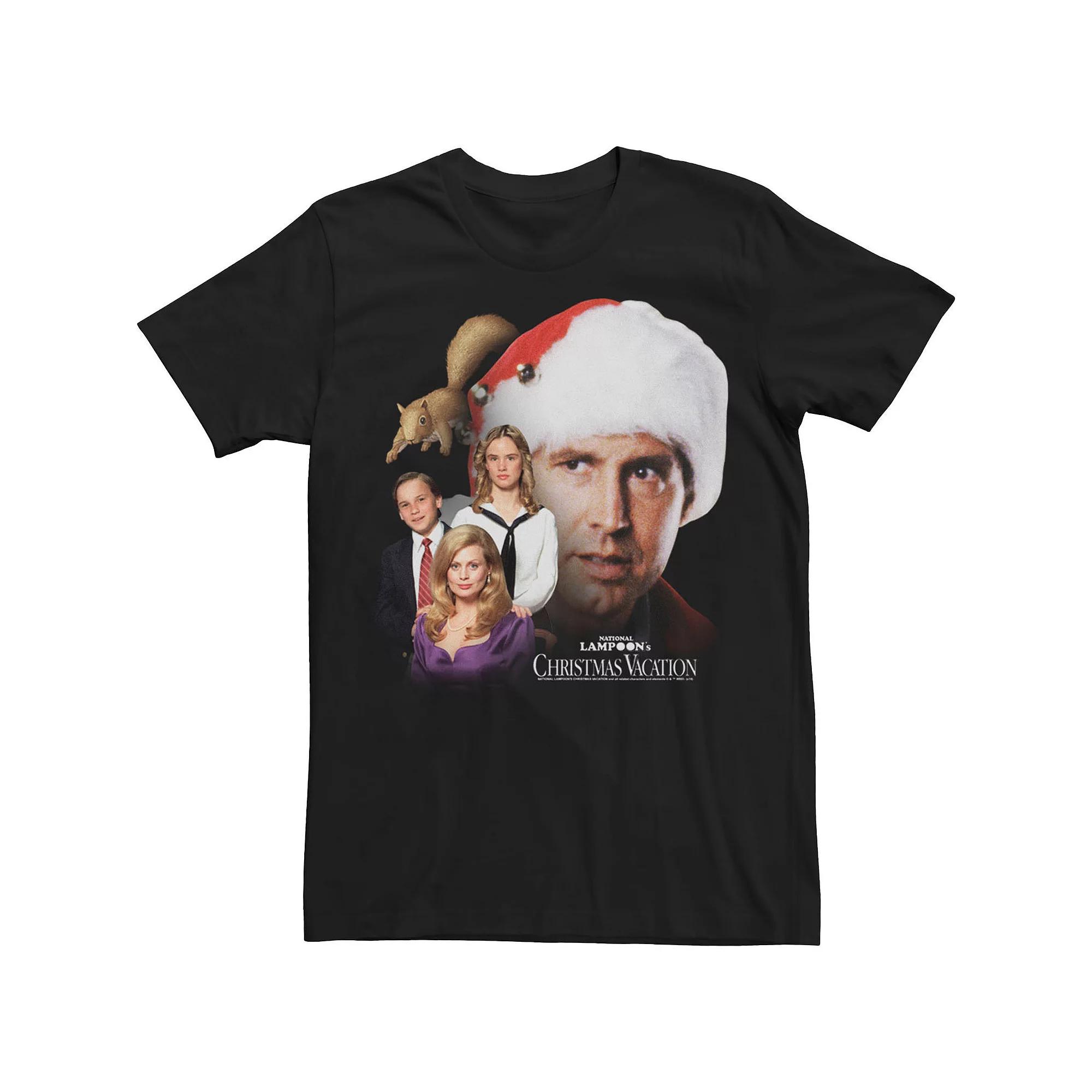 Men's National Lampoon's Christmas Vacation Family Portrait Tee, Size: XL, Black Product Image
