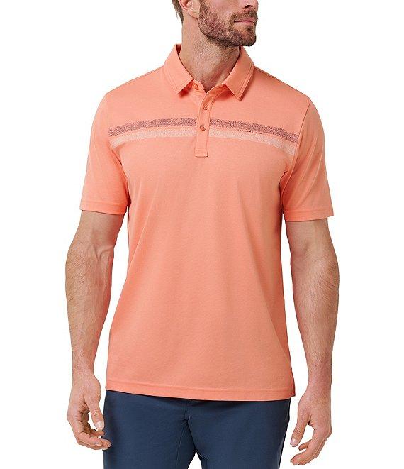 TravisMathew Roaming Routes Short Sleeve Polo Shirt Product Image