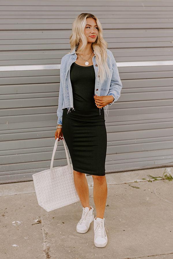 Simply Chic Ribbed Midi Product Image