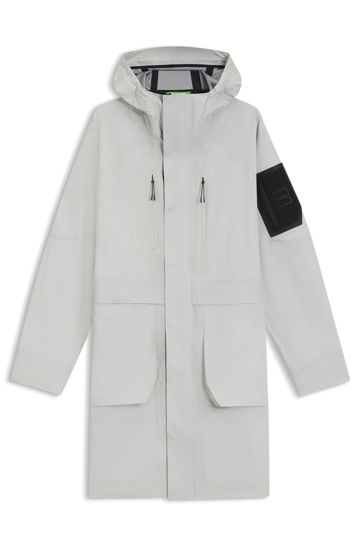 Water-repellent parka jacket with sealed seams Product Image