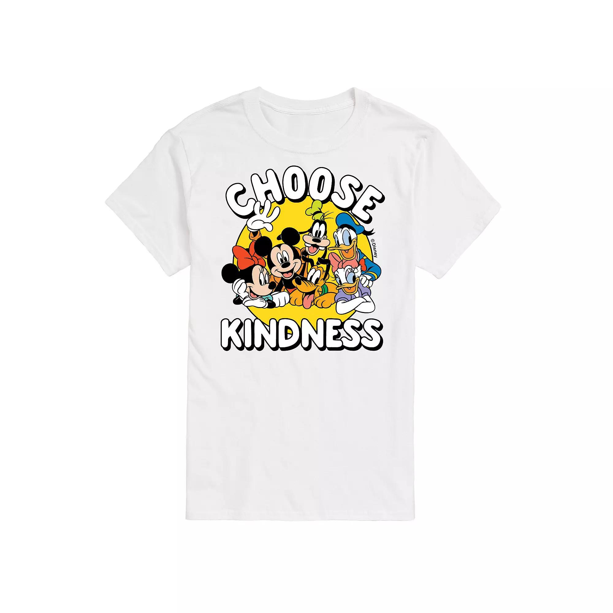 Disney's Mickey Mouse & Friends Big & Tall Choose Kindness Graphic Tee, Men's,  Product Image