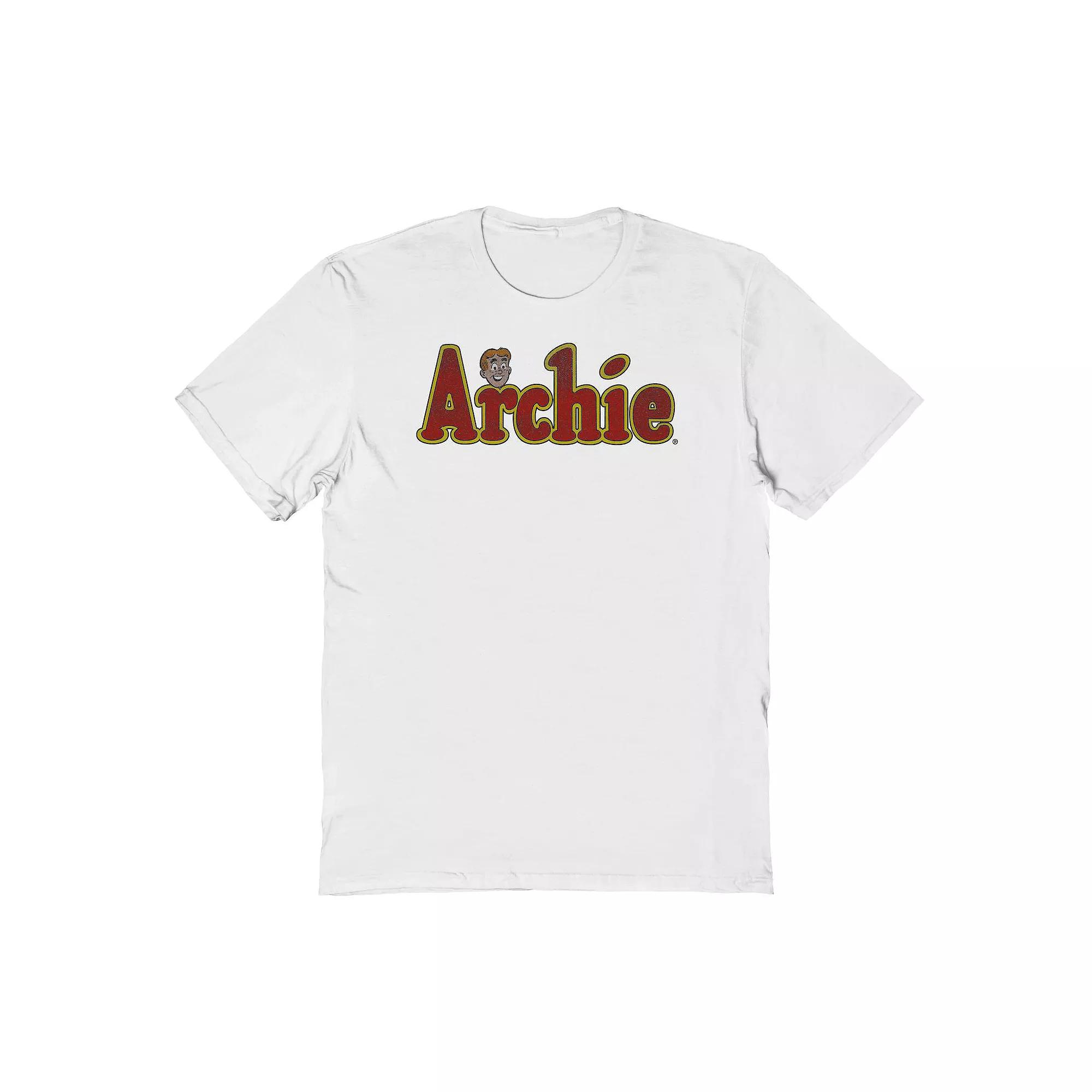 Men's Archie Logo Vintage Graphic Tee, Size: XXL, White Product Image