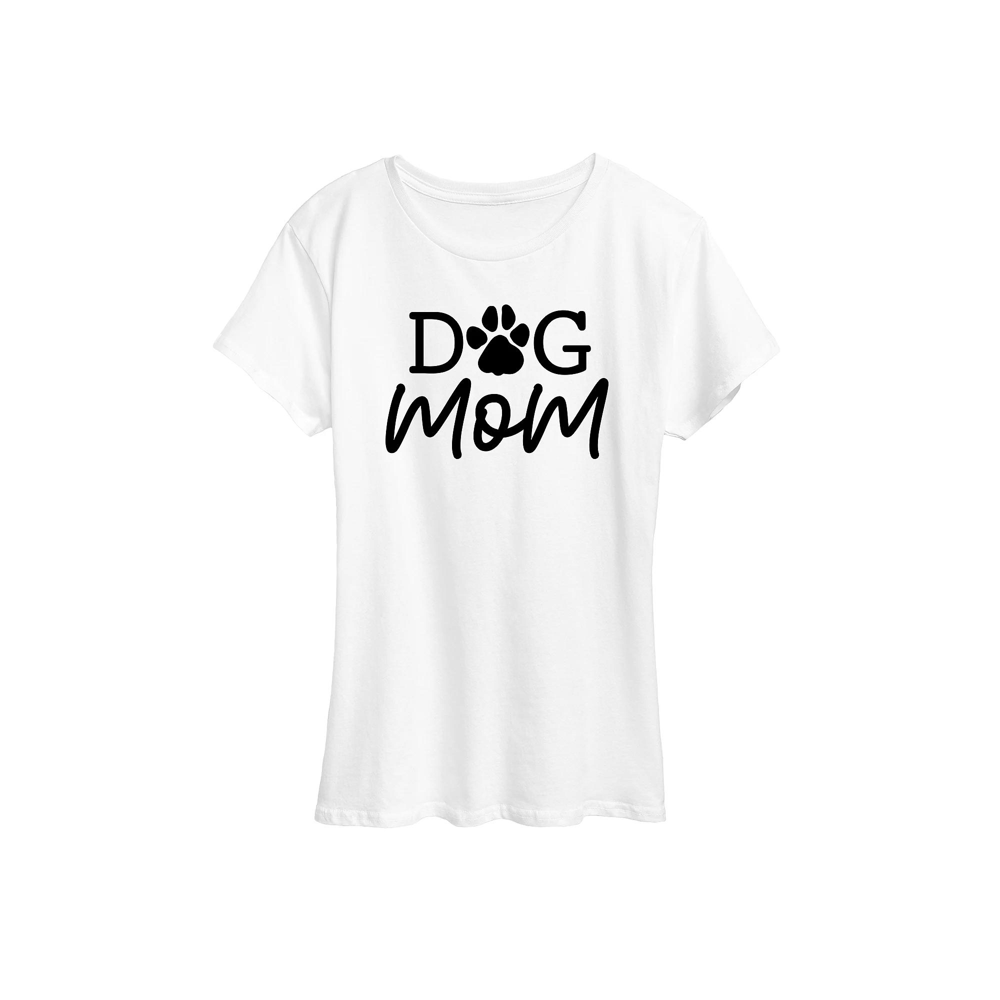 Women's Dog Mom Graphic Tee, Girl's,  Product Image