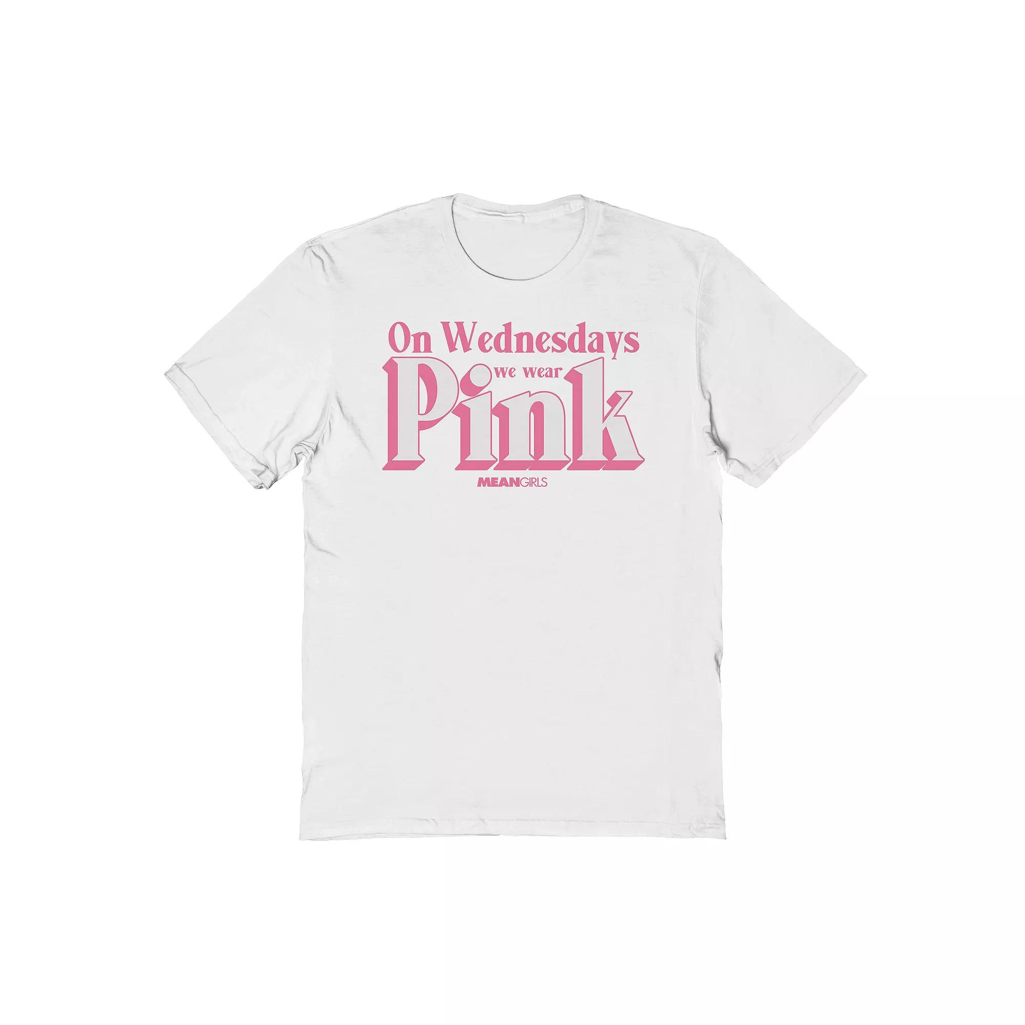 Men's On Wednesdays We Wear Pink Graphic Tee, Adult Unisex,  Product Image