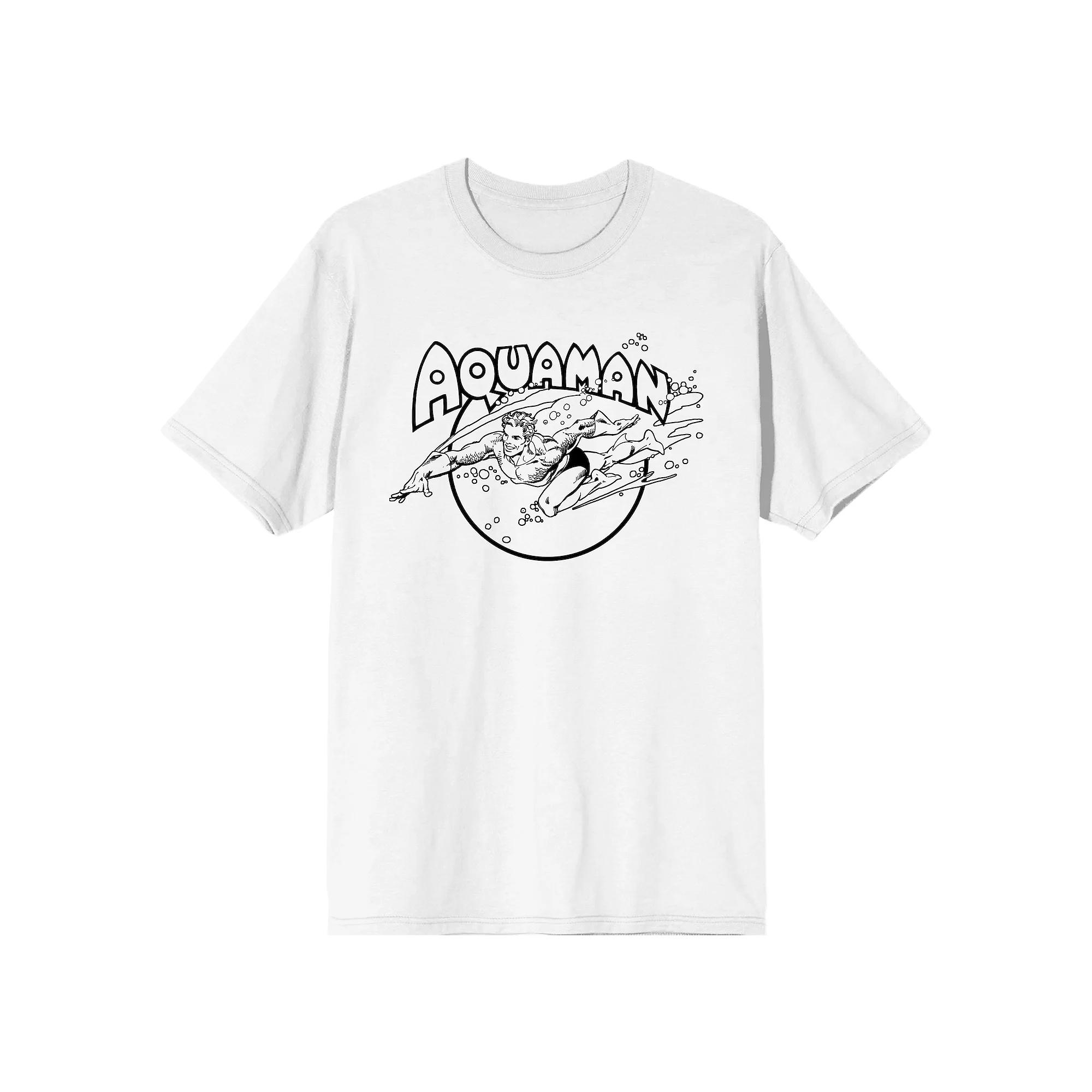 Men's Aquaman Superhero Dive Tee,  Product Image