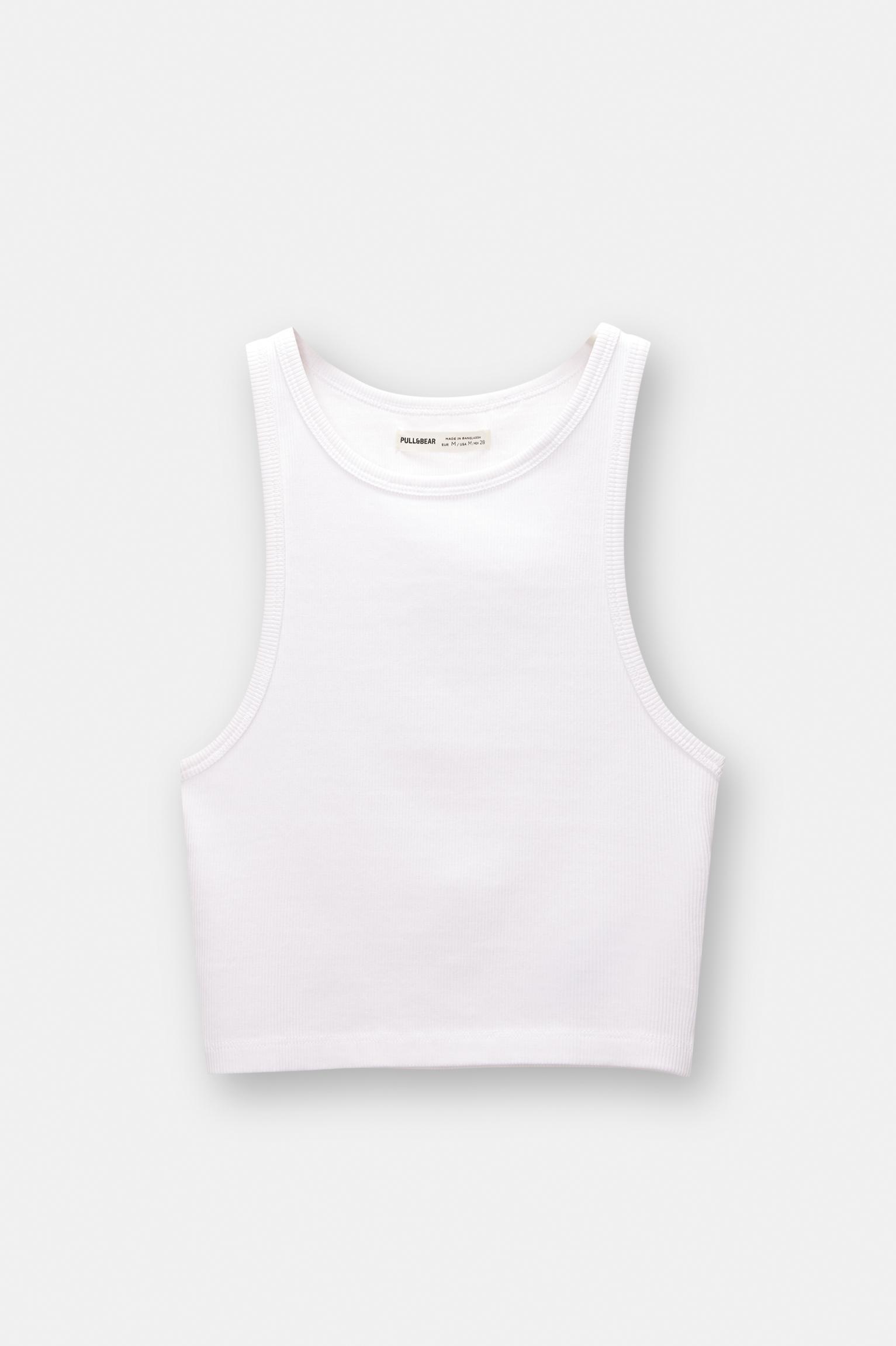 Basic cropped tank top Product Image