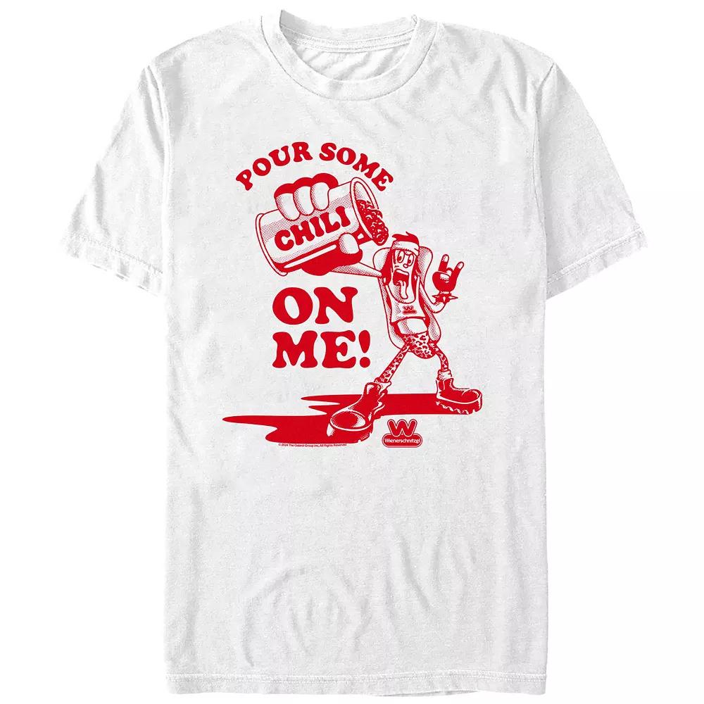 Men's Wienerschnitzel Pour Some Chili On Me Graphic Tee,  Product Image