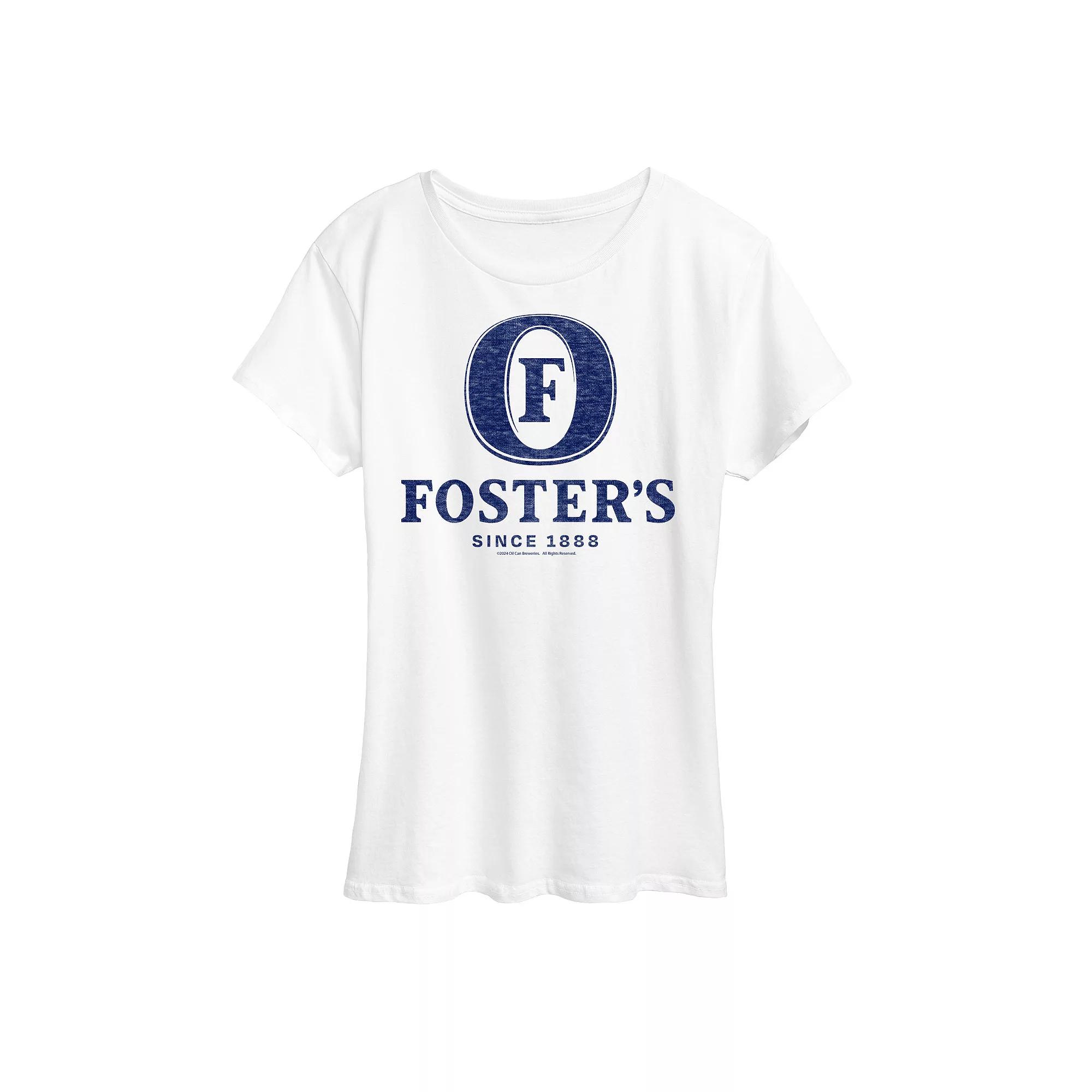 Women's Foster's Navy Blue Logo Graphic Tee,  Product Image