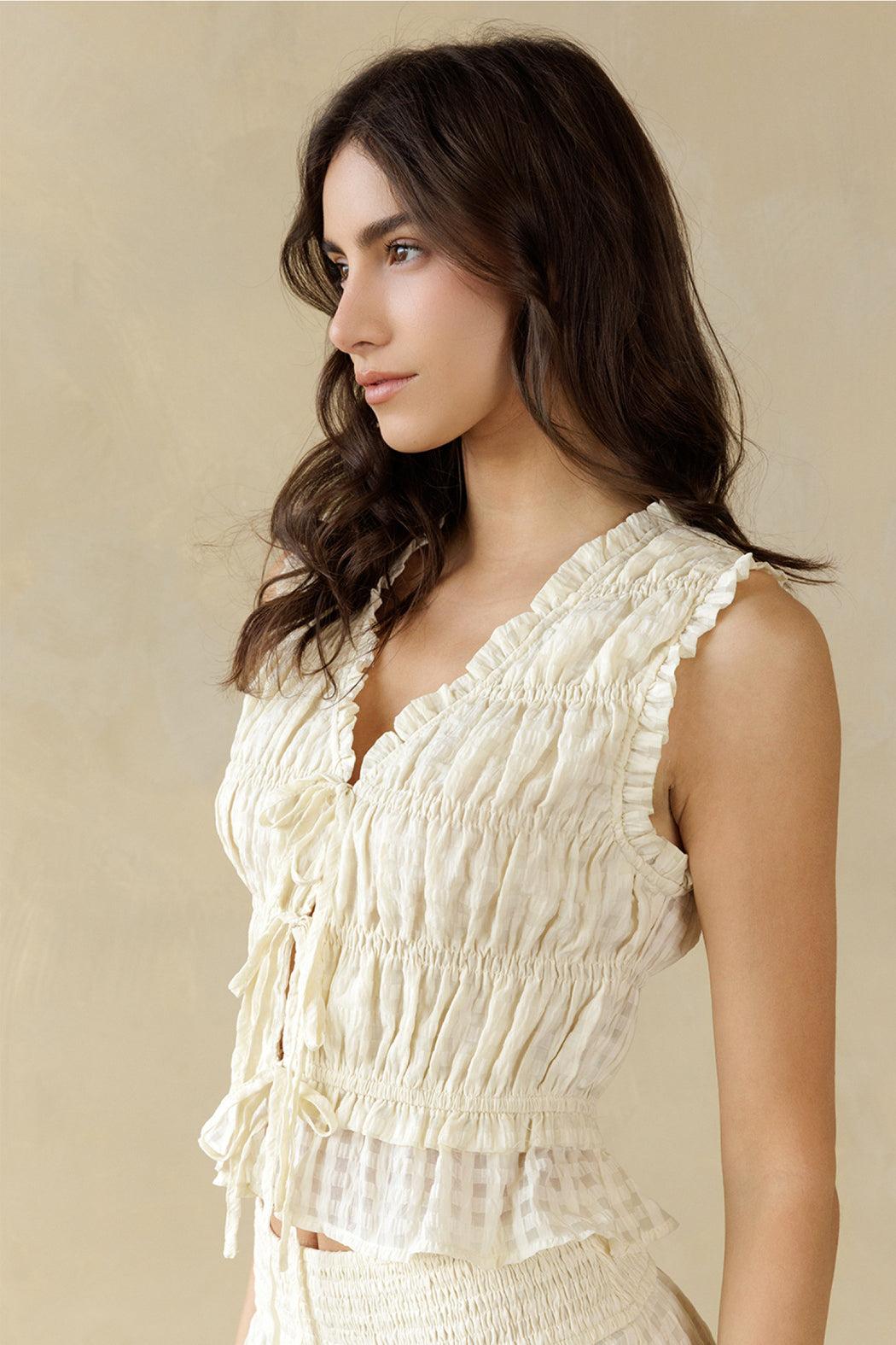 Lindy Ruffle Tank Product Image