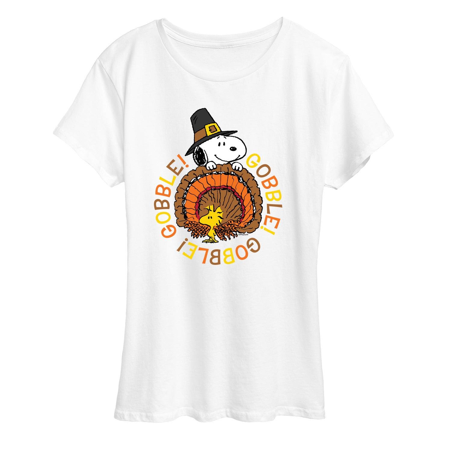 Women's Peanuts Snoopy & Woodstock Gobble Gobble Graphic Tee, Girl's,  Product Image