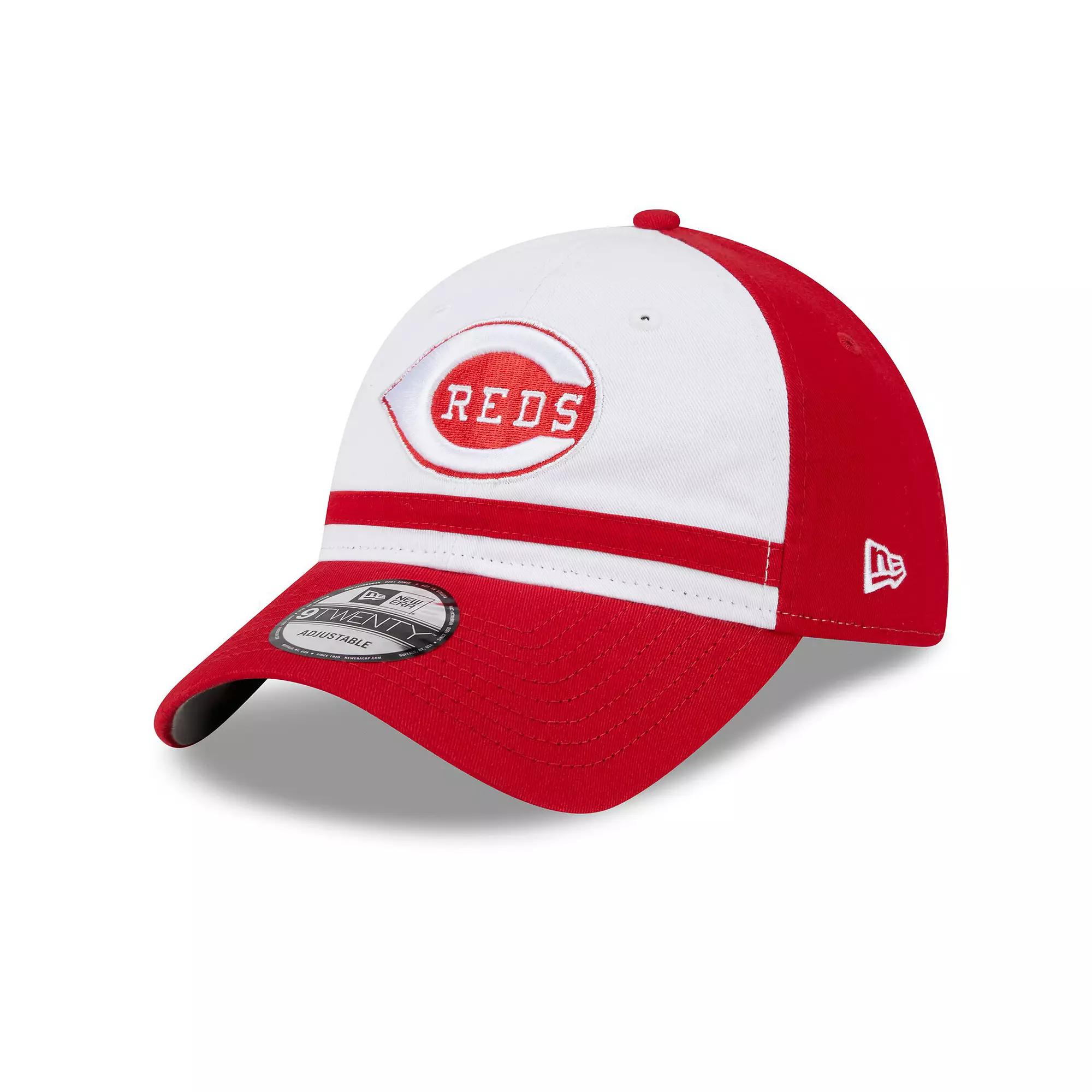Men's New Era  White Cincinnati Reds 2024 Batting Practice 9TWENTY Adjustable Hat, Red White Product Image