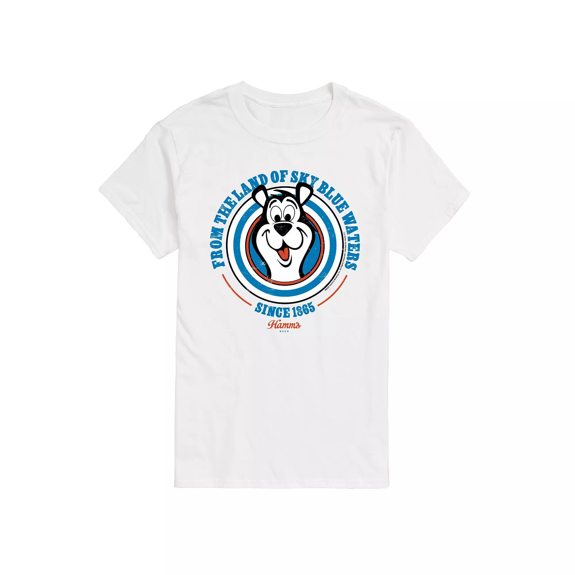 Big & Tall Hamm's Beer Retro Americana Graphic Tee, Men's,  Product Image