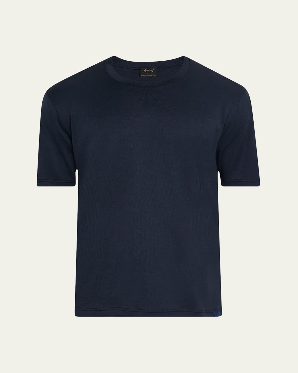 Mens Sea Island Cotton Crewneck T-Shirt Product Image
