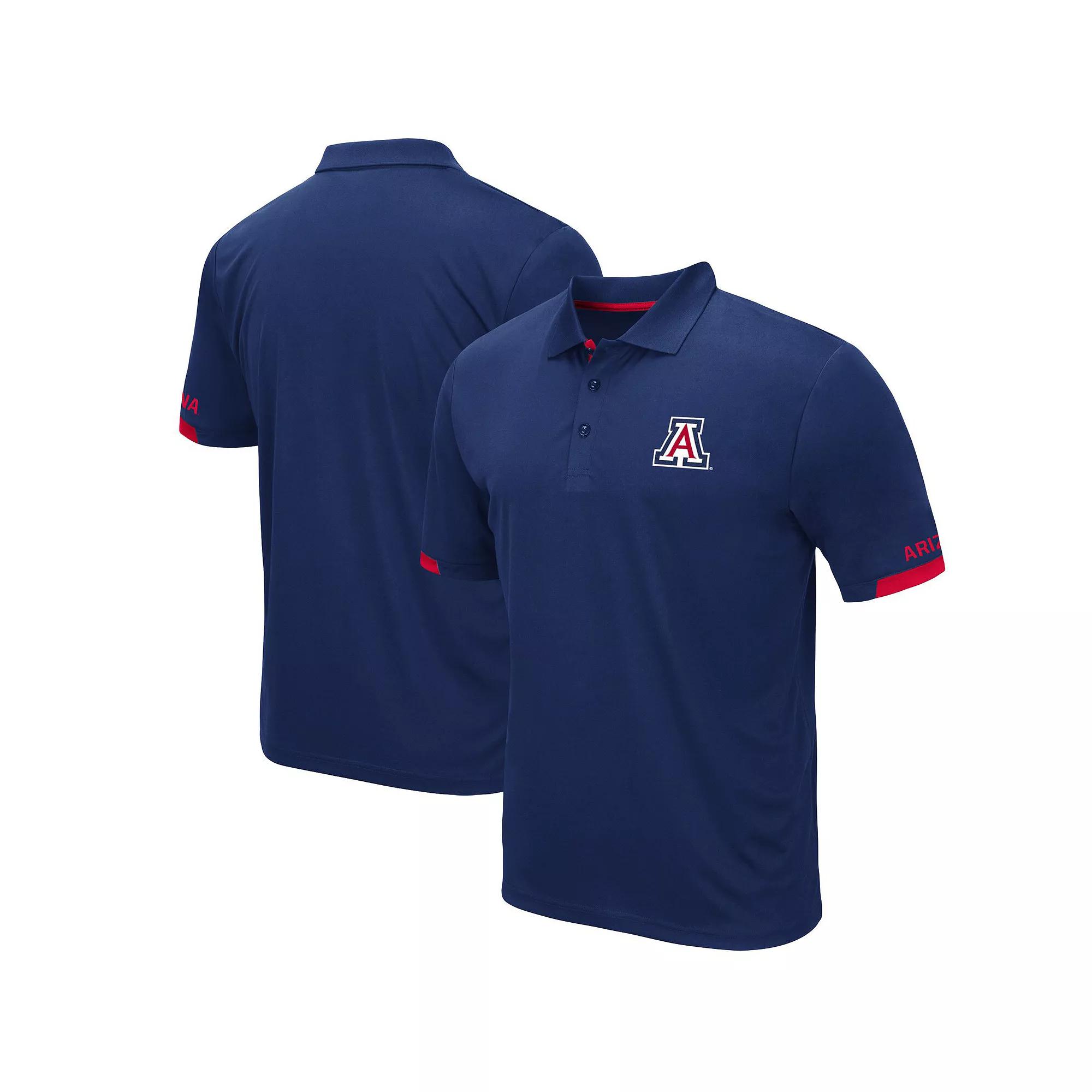 Men's Colosseum Red Wisconsin Badgers Santry Lightweight Polo,  Product Image